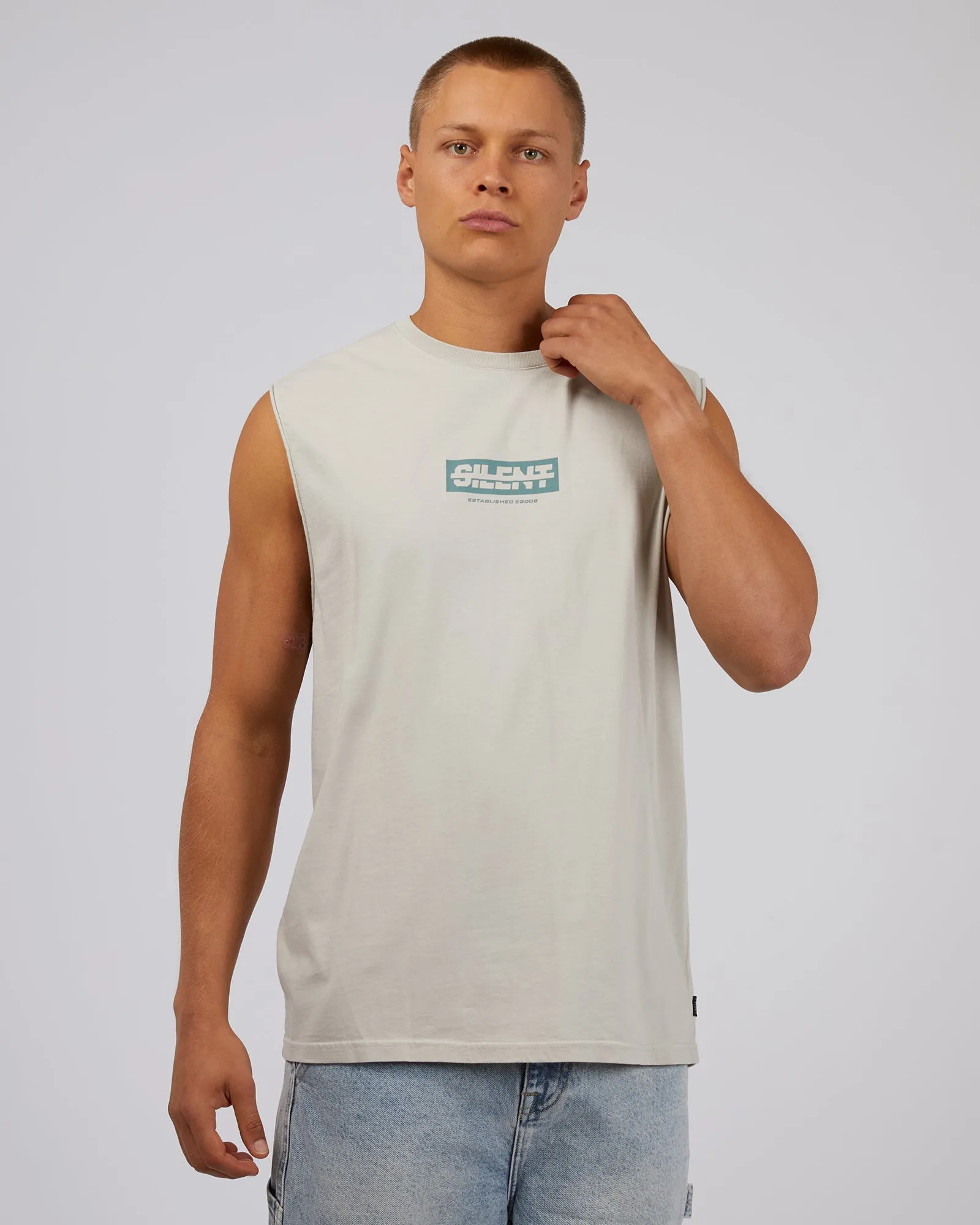 Straight Edge Muscle Grey