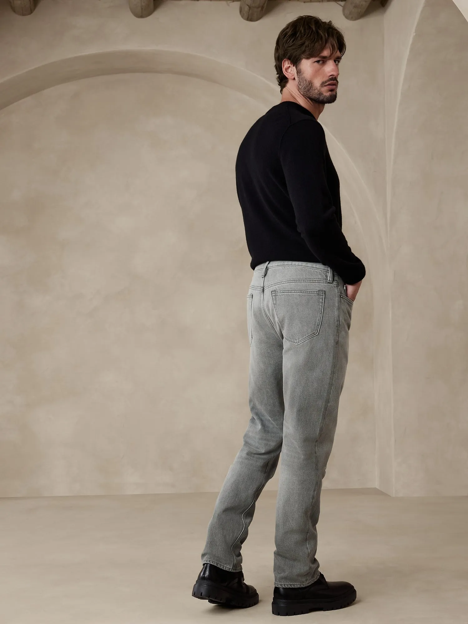 Straight Soft Selvedge Jean Banana Republic