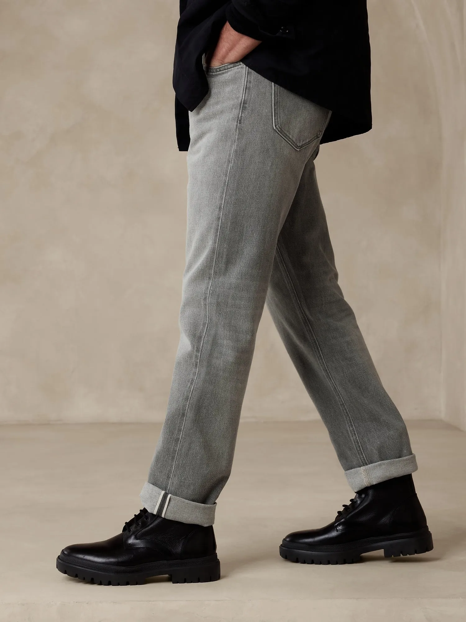Straight Soft Selvedge Jean Banana Republic