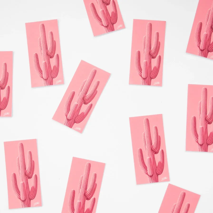 Strawberry Saguaro Sticker
