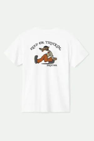 Stride S/S Tailored T-Shirt - White Brixton
