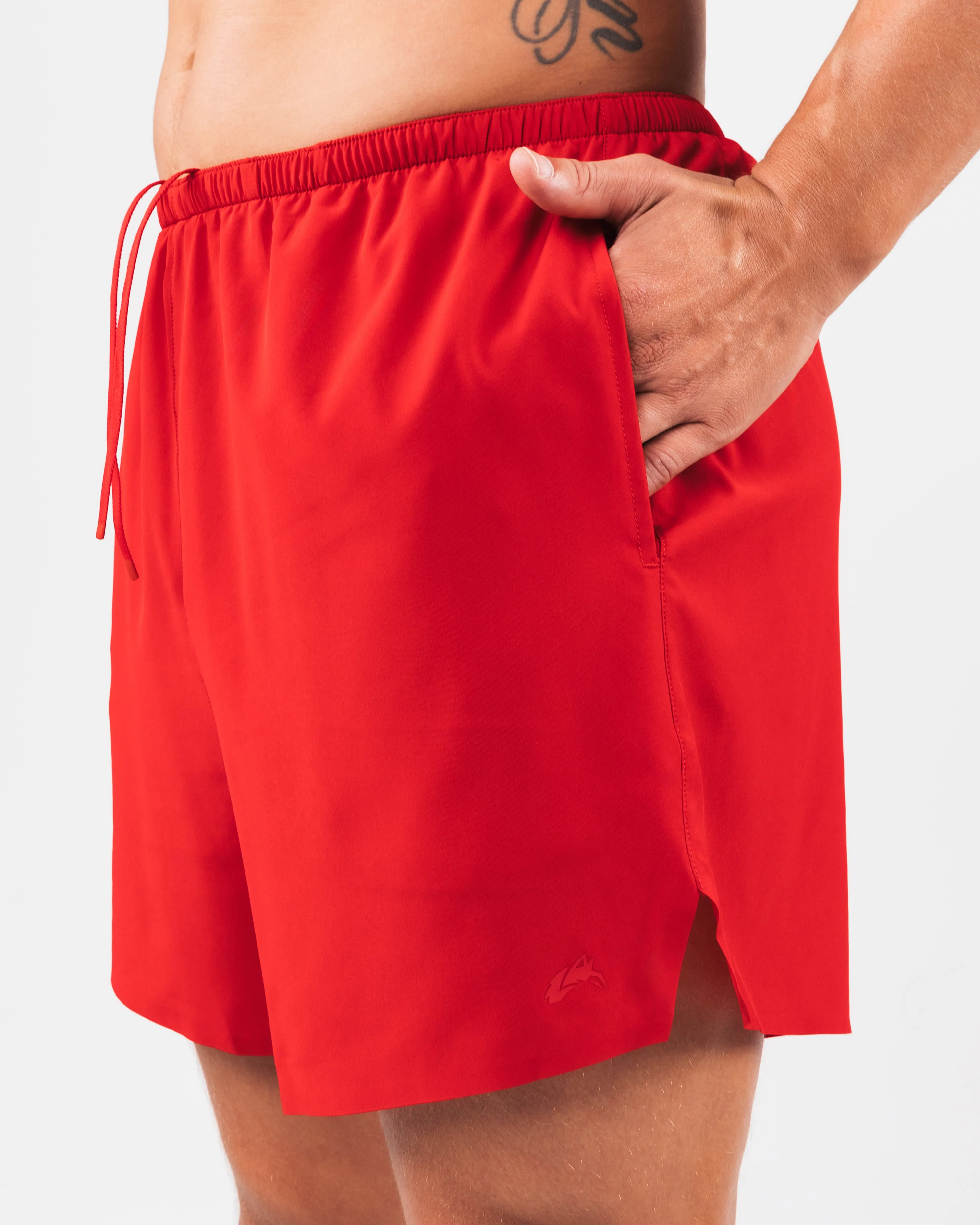 Strike Short - Carmine Alphalete Athletics