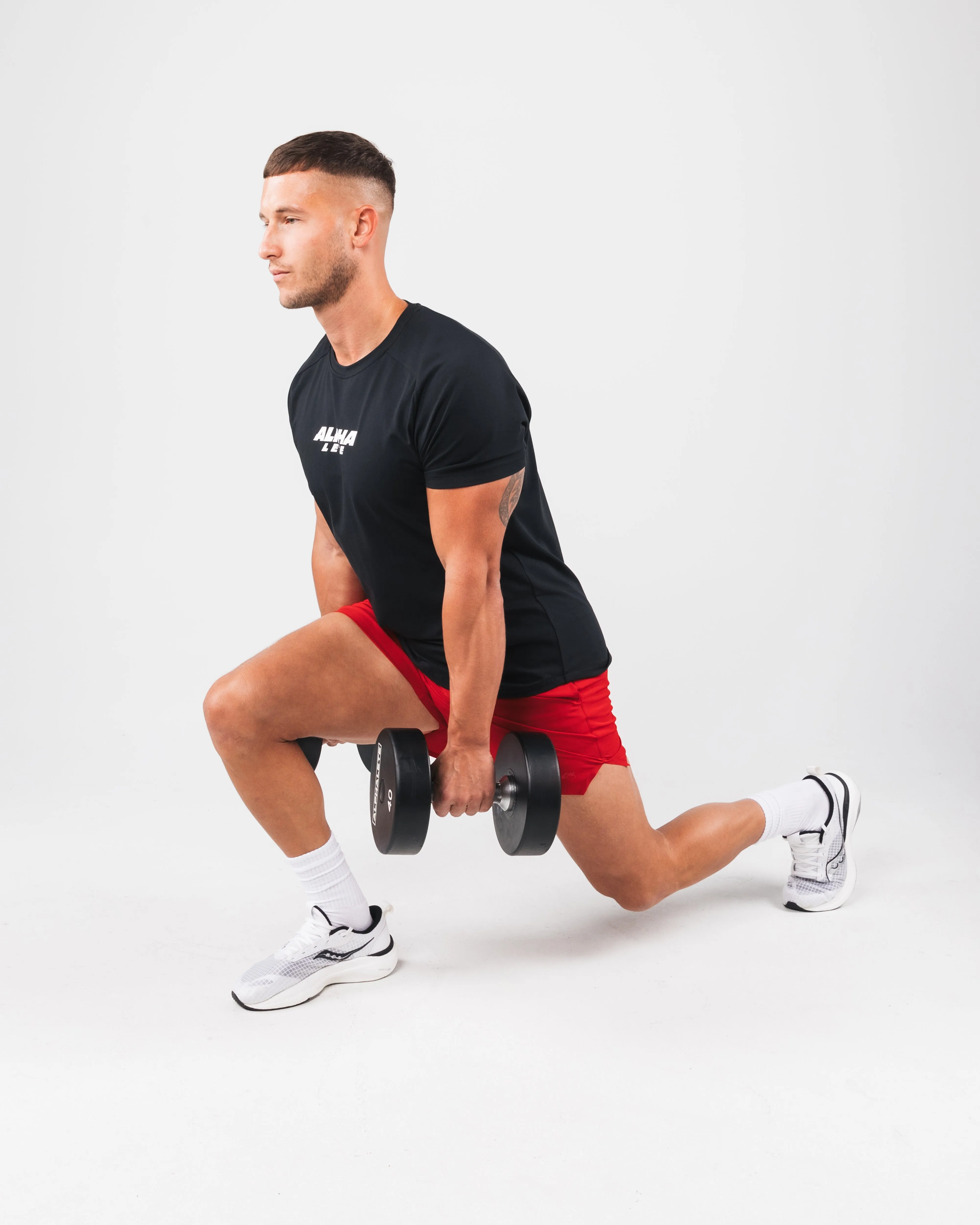 Strike Short - Carmine Alphalete Athletics