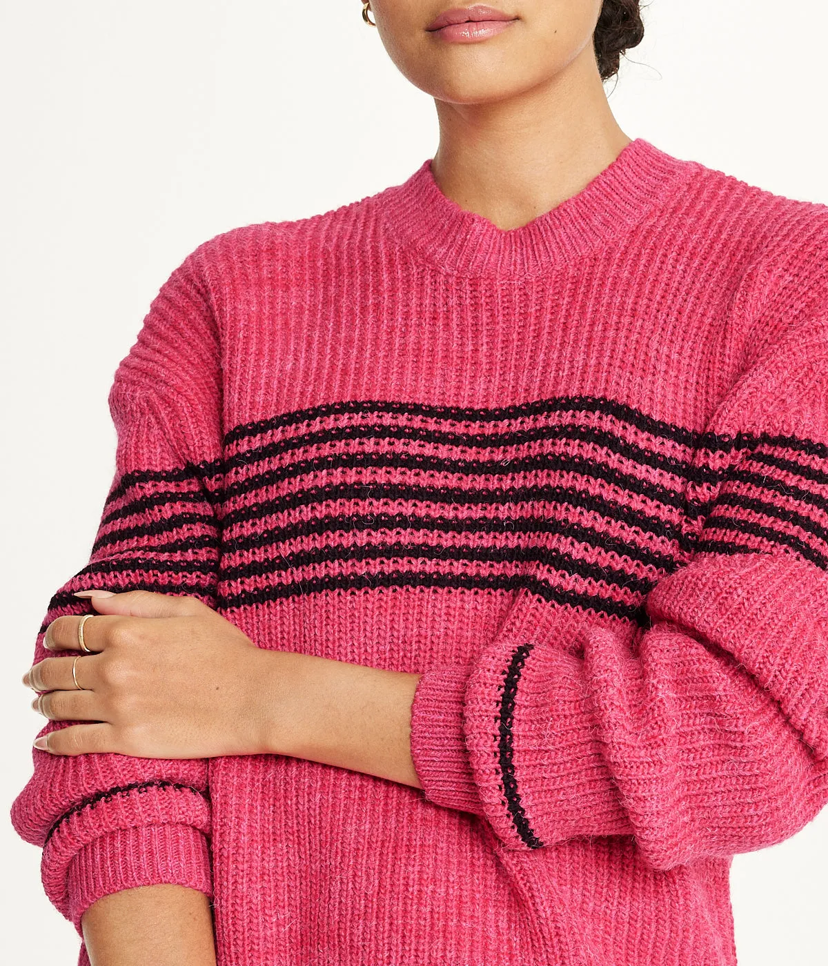 Striped Tunic Sweater