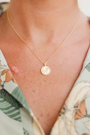 Such An Angel Gold Pendant Necklace