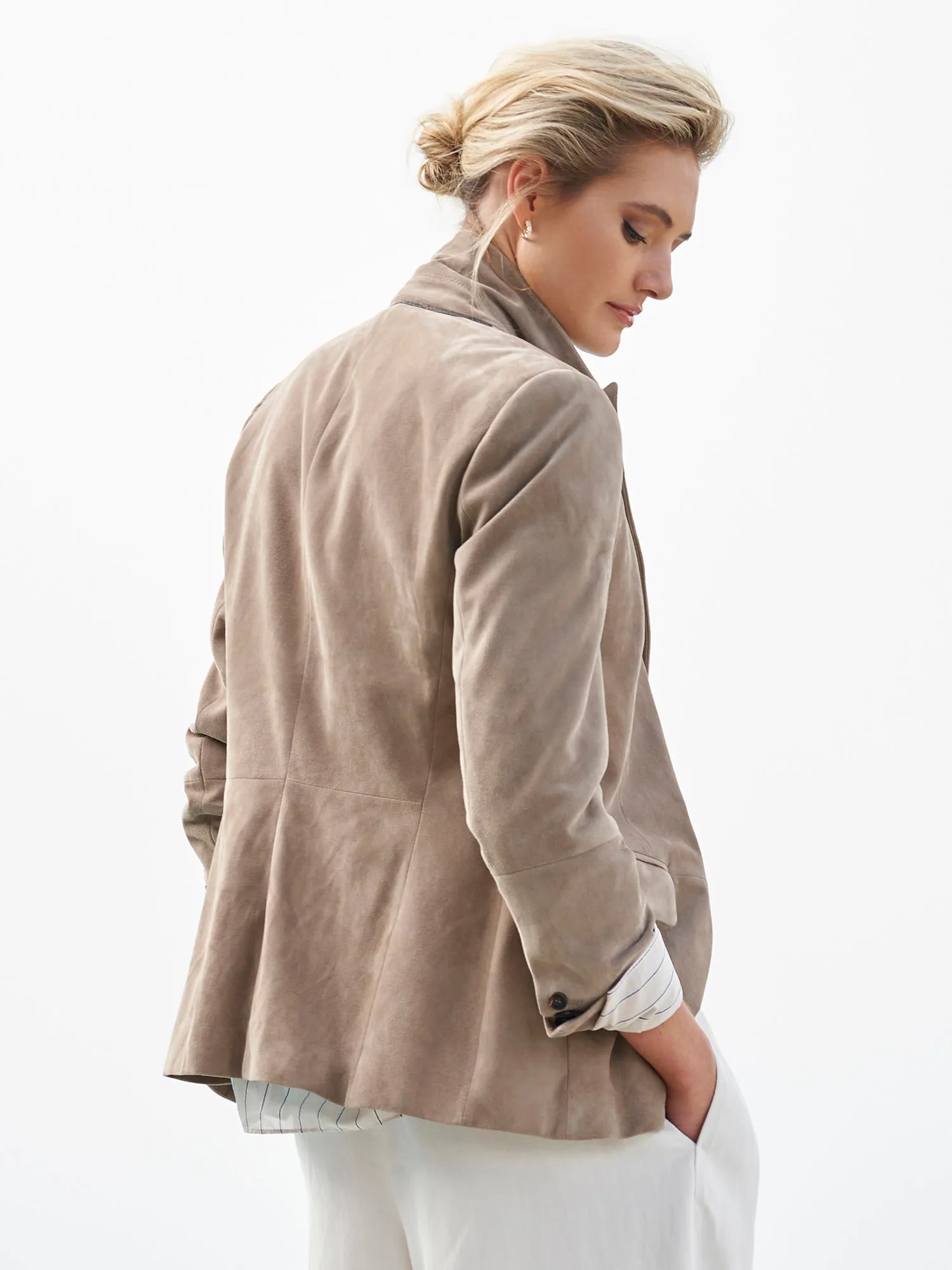 Suede Blazer