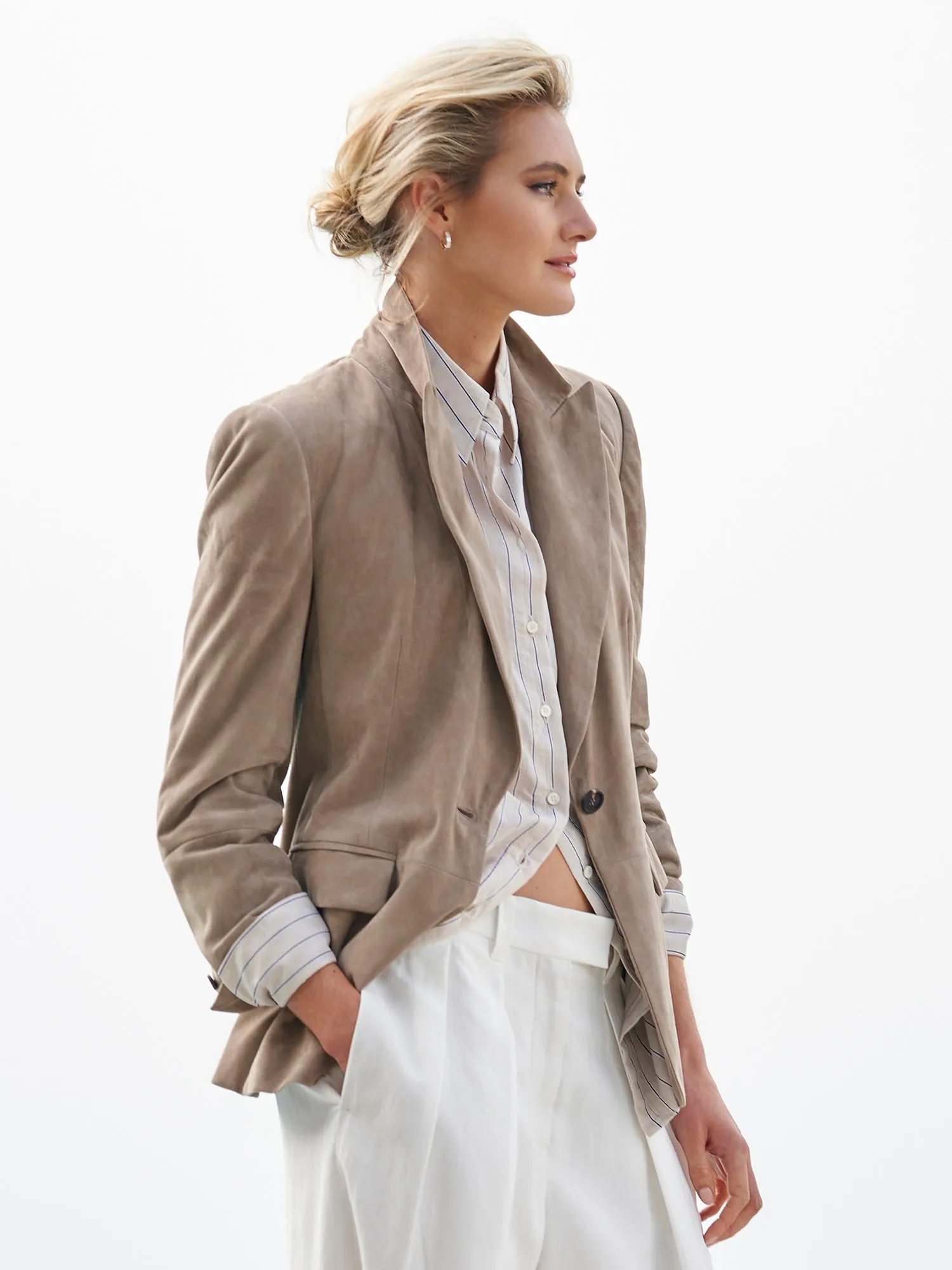 Suede Blazer