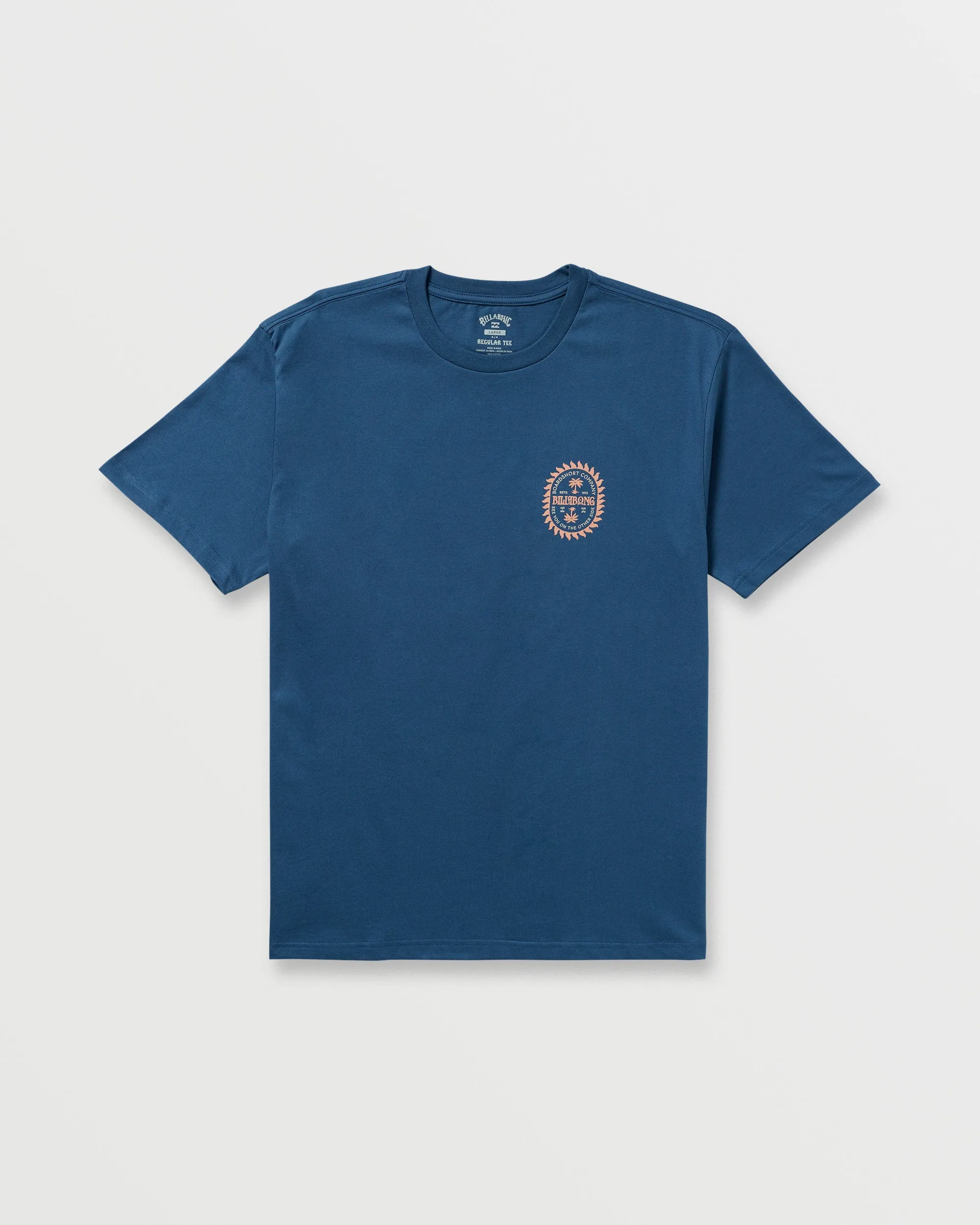 Sun Rays Regular Tee - Deep Blue Billabong
