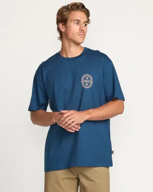 Sun Rays Regular Tee - Deep Blue Billabong