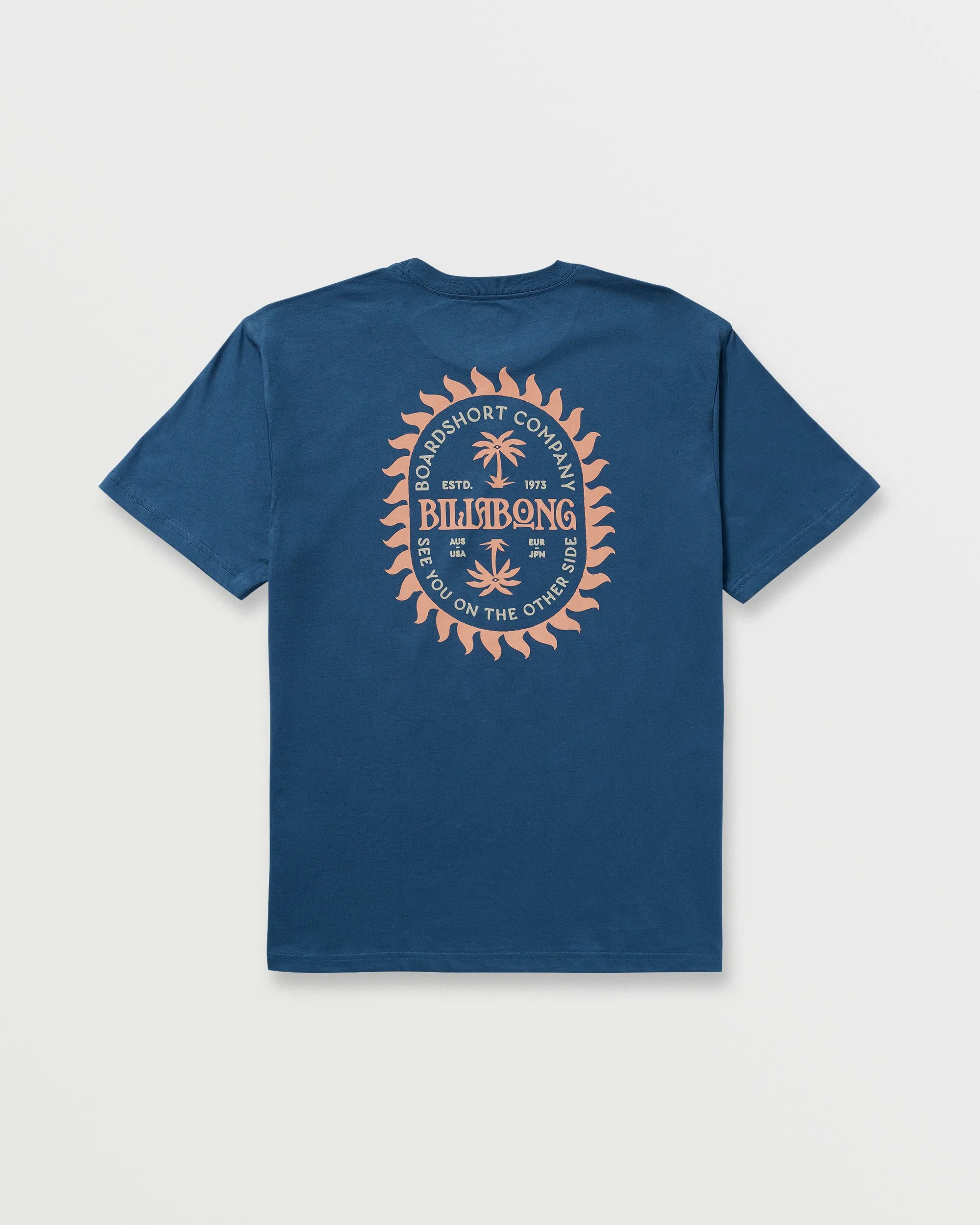 Sun Rays Regular Tee - Deep Blue Billabong