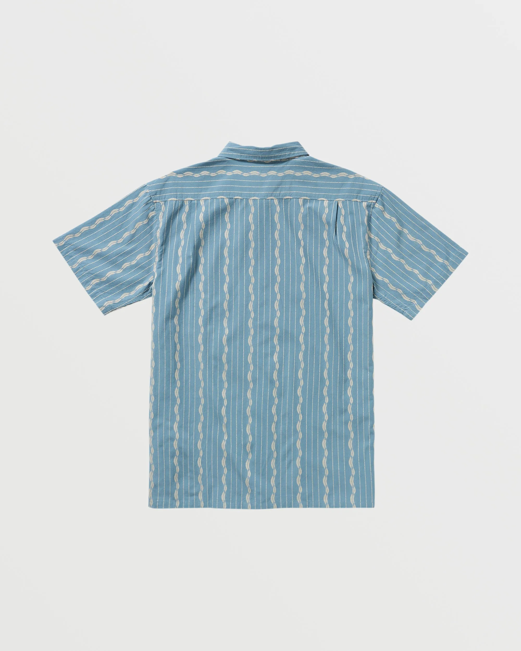 Sundays Jacquard Short Sleeve Shirt - Carolina Blue Billabong