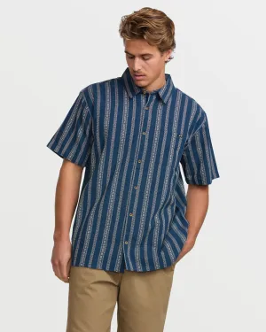 Sundays Jacquard Short Sleeve Shirt - Midnight Billabong