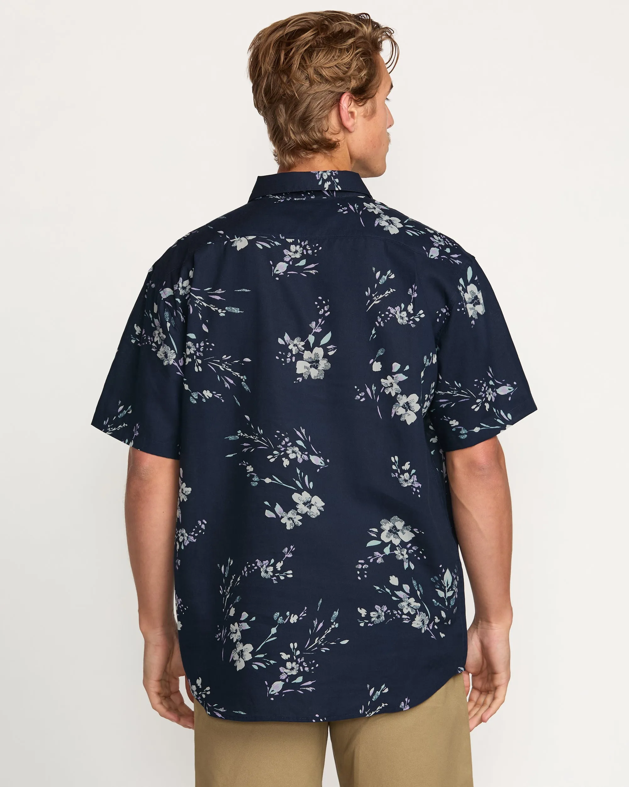 Sundays Short Sleeve Shirt - Dark Navy Billabong