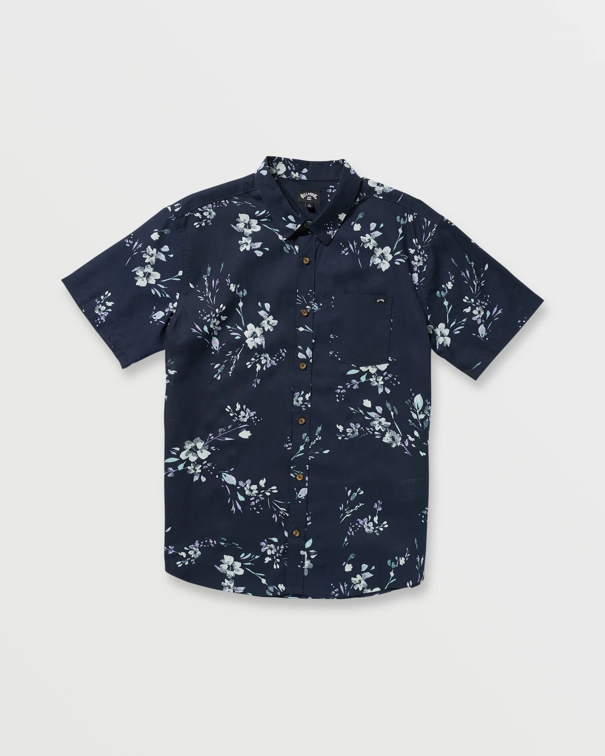 Sundays Short Sleeve Shirt - Dark Navy Billabong