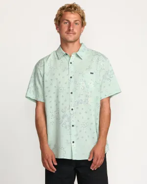 Sundays Short Sleeve Shirt - Mist Green Billabong