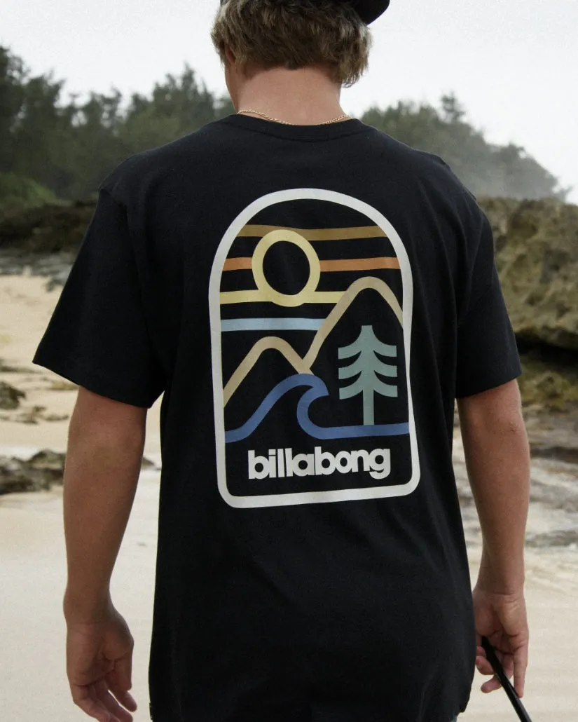 Sundown A/Div Tee - Black Billabong