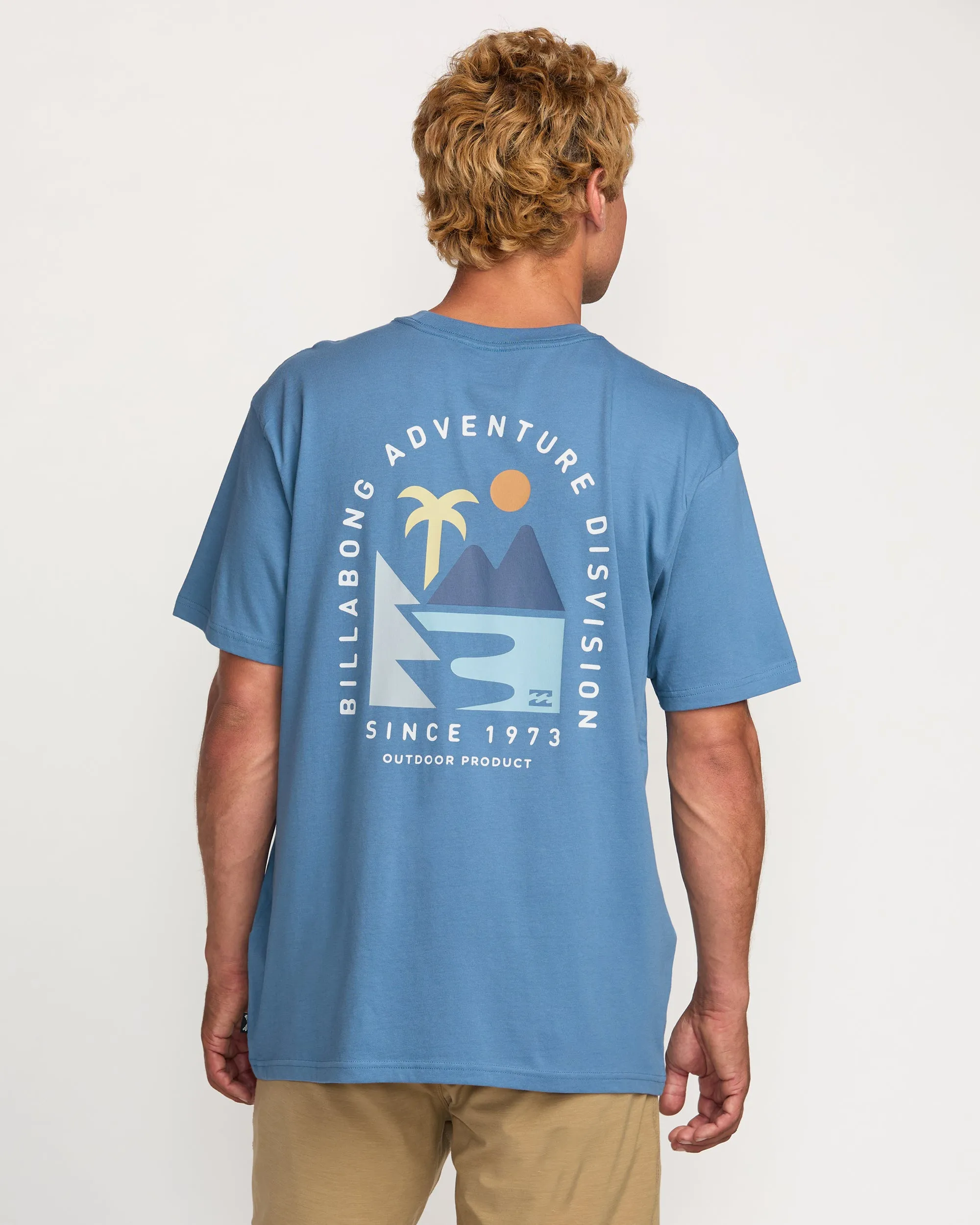 Sundown A/Div Tee - Carolina Blue Billabong