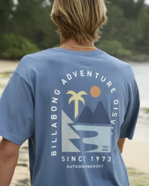 Sundown A/Div Tee - Carolina Blue Billabong