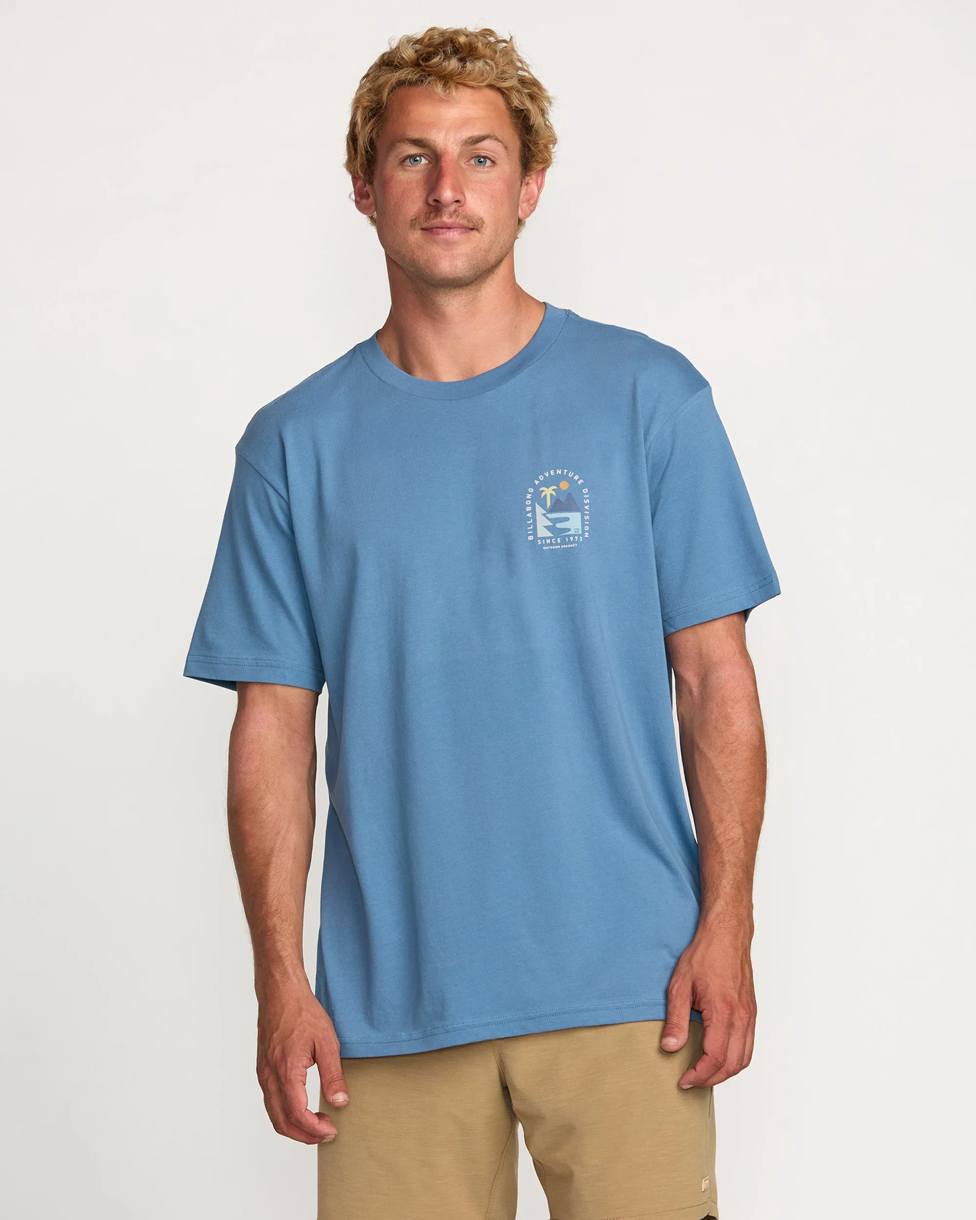 Sundown A/Div Tee - Carolina Blue Billabong