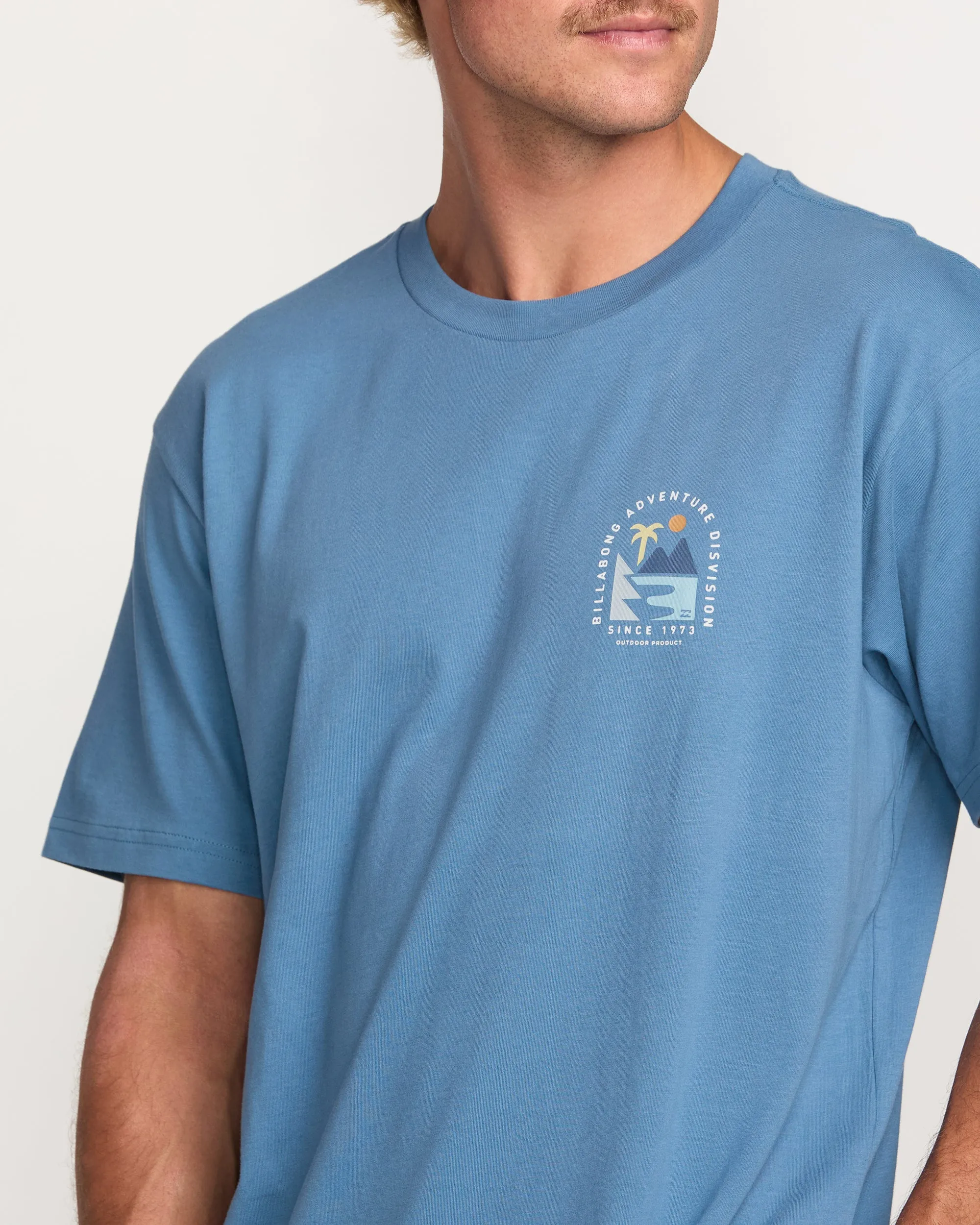 Sundown A/Div Tee - Carolina Blue Billabong