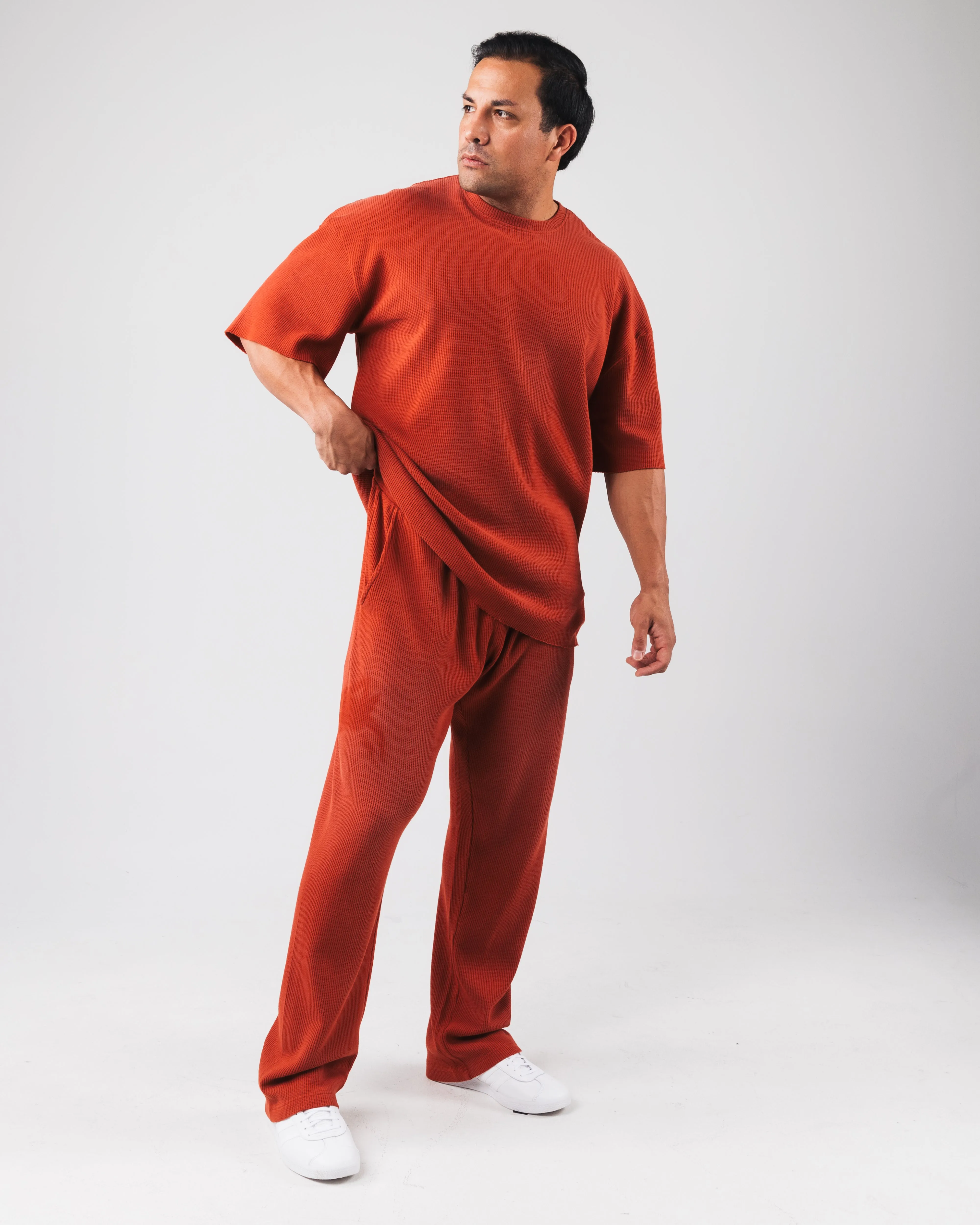 Sunfade Bum Shirt - Rust Alphalete Athletics