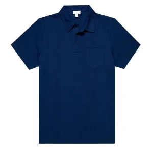 Sunspel Riviera Polo Shirt Real Indigo
