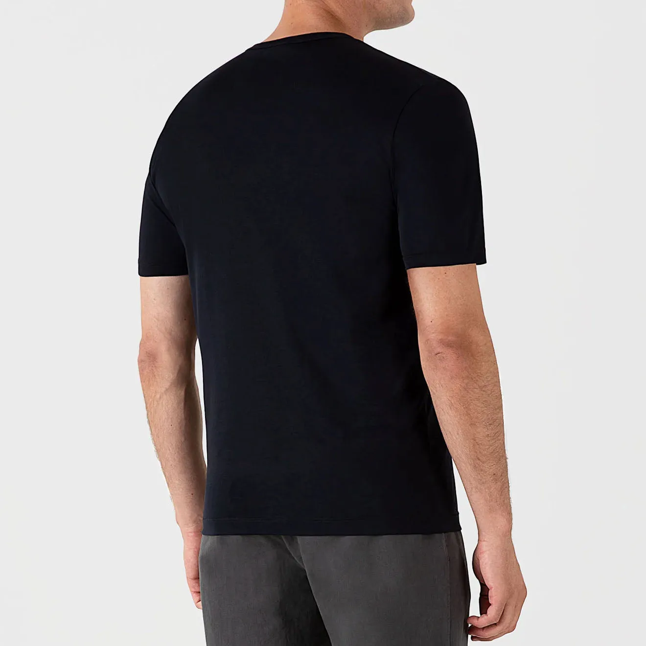 Sunspel S/S Crew Neck Tee Midnight Navy
