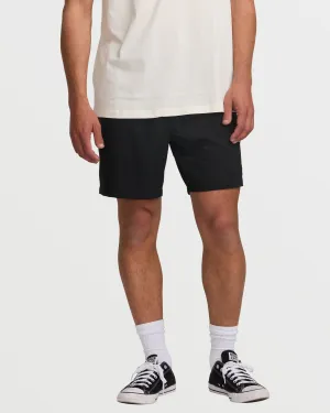 Surftrek Elastic Submersible 17" Hybrid Shorts - Black Billabong