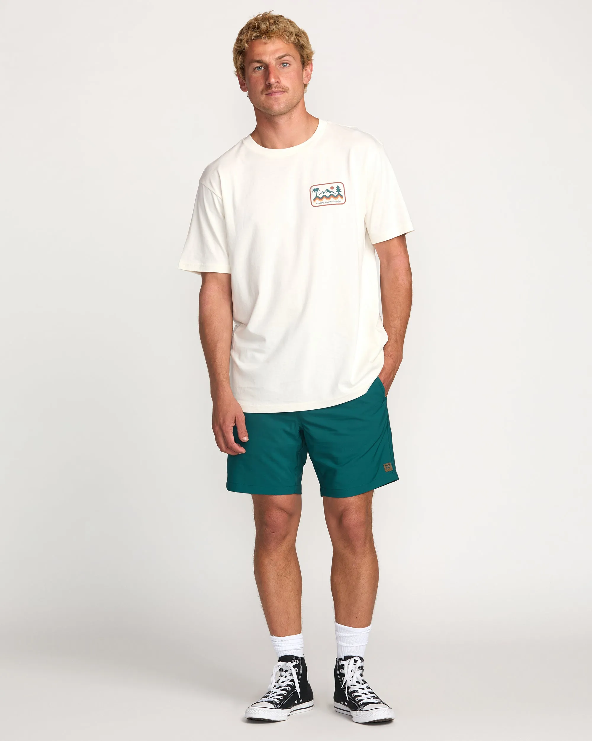 Surftrek Elastic Submersible 17" Hybrid Shorts - Marine Billabong