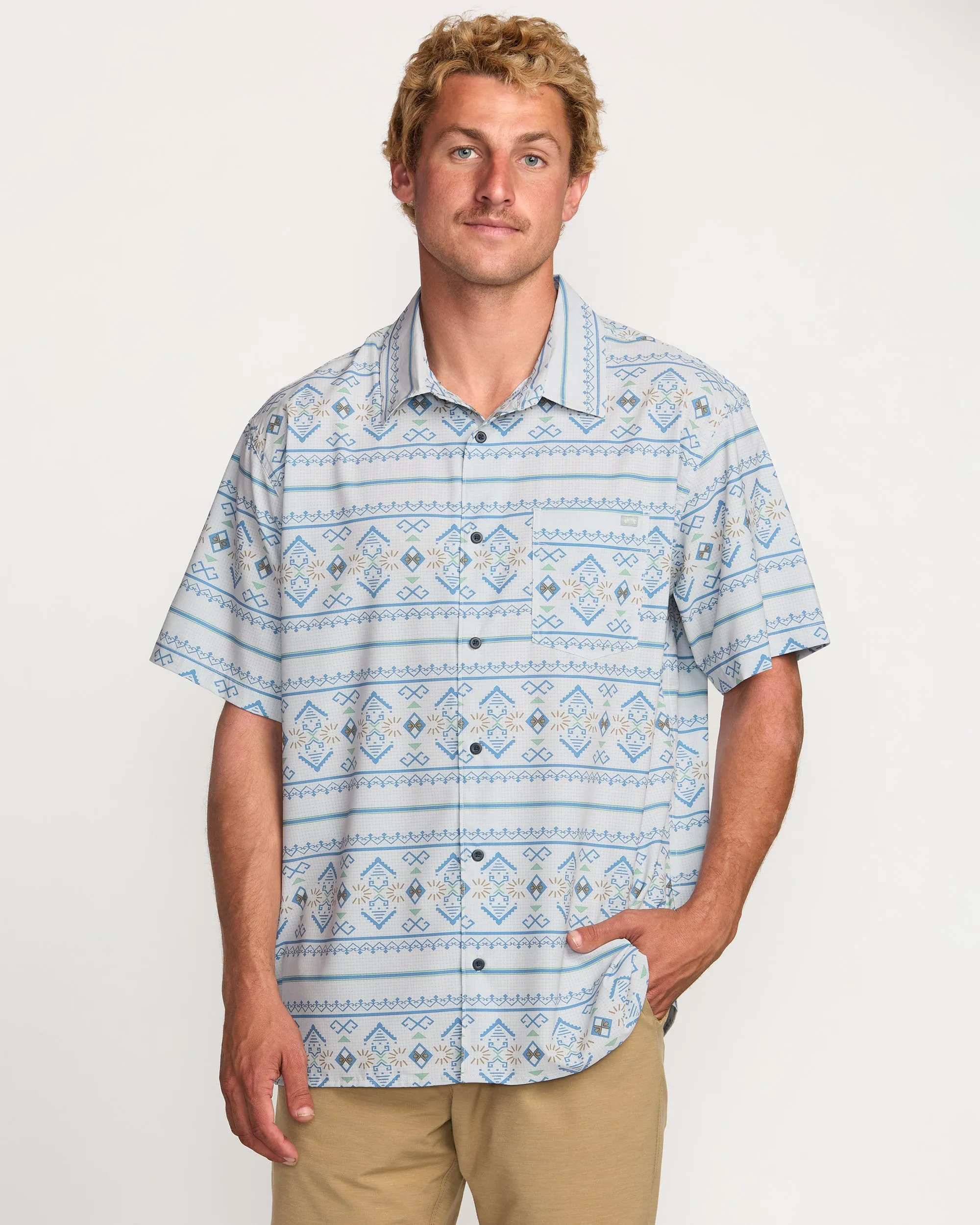 Surftrek Perf Short Sleeve Shirt - Alloy Billabong
