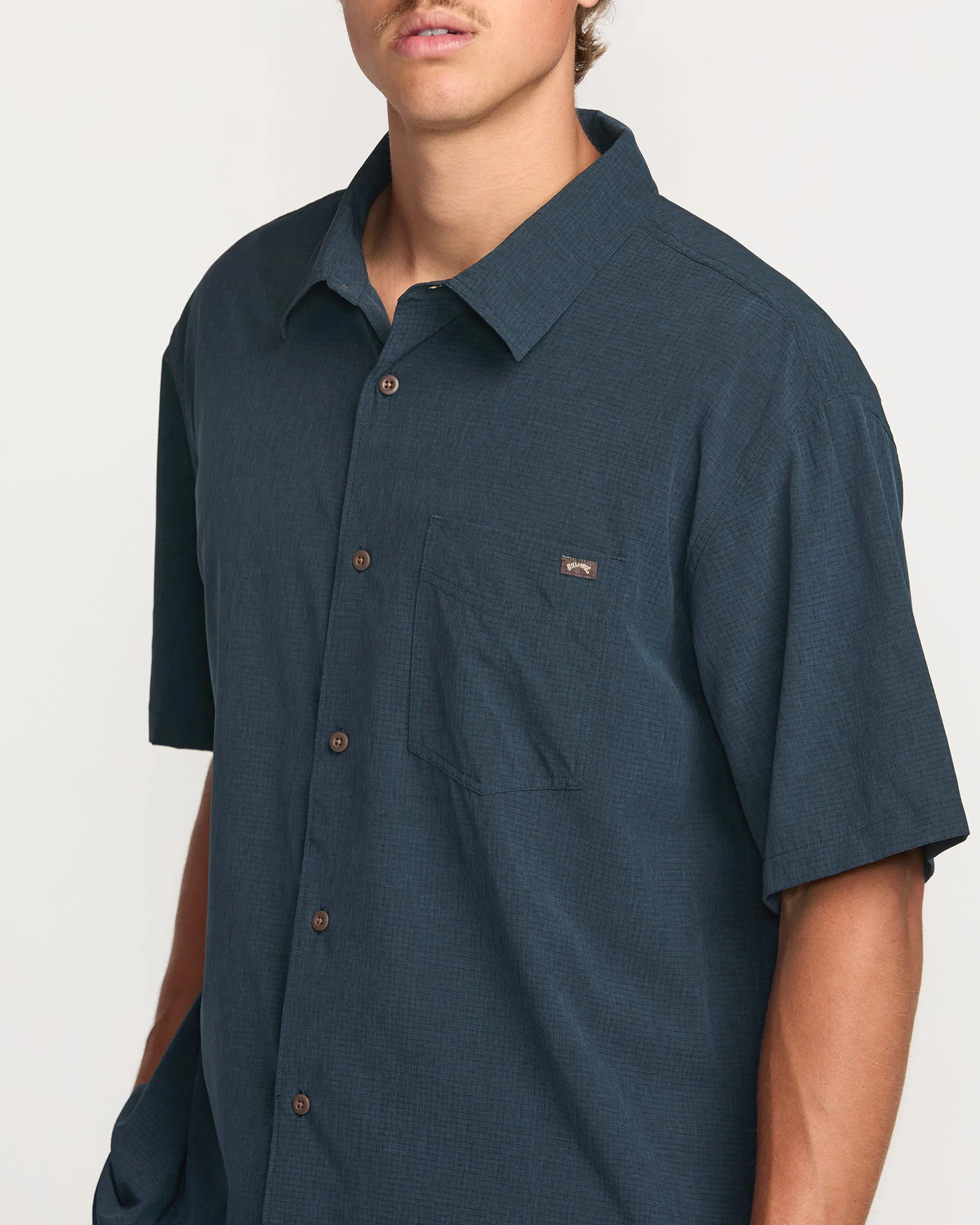 Surftrek Perf Short Sleeve Shirt - Navy Billabong