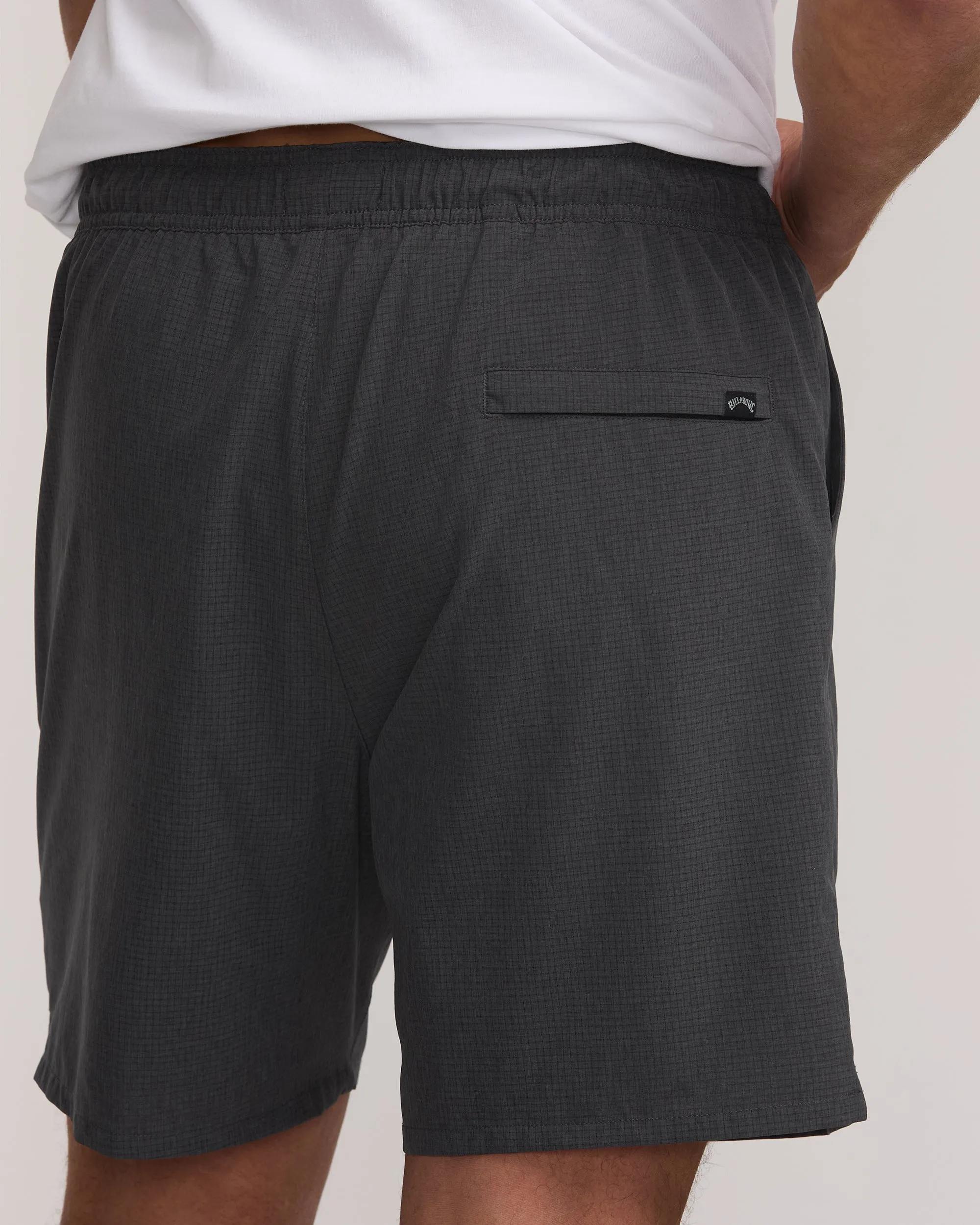 Surftrek Perforated Elastic 17" Hybrid Shorts - Black Billabong
