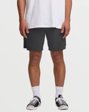 Surftrek Perforated Elastic 17" Hybrid Shorts - Black Billabong