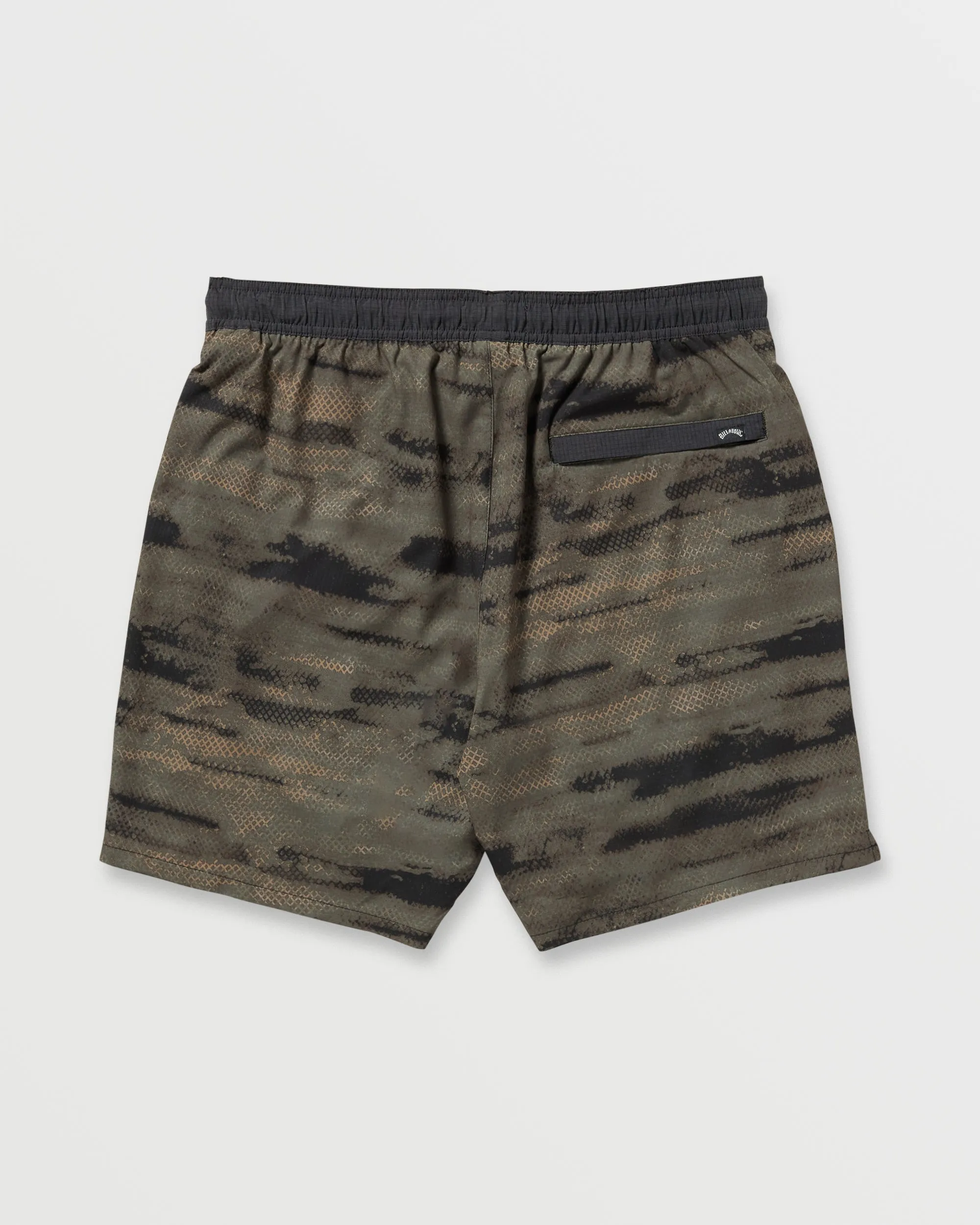 Surftrek Perforated Elastic 17" Hybrid Shorts - Dark Military Billabong