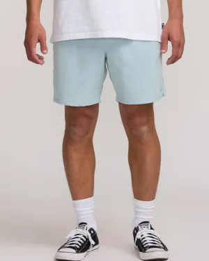 Surftrek Transit Elastic 17" Hybrid Shorts - Dusty Blue Billabong