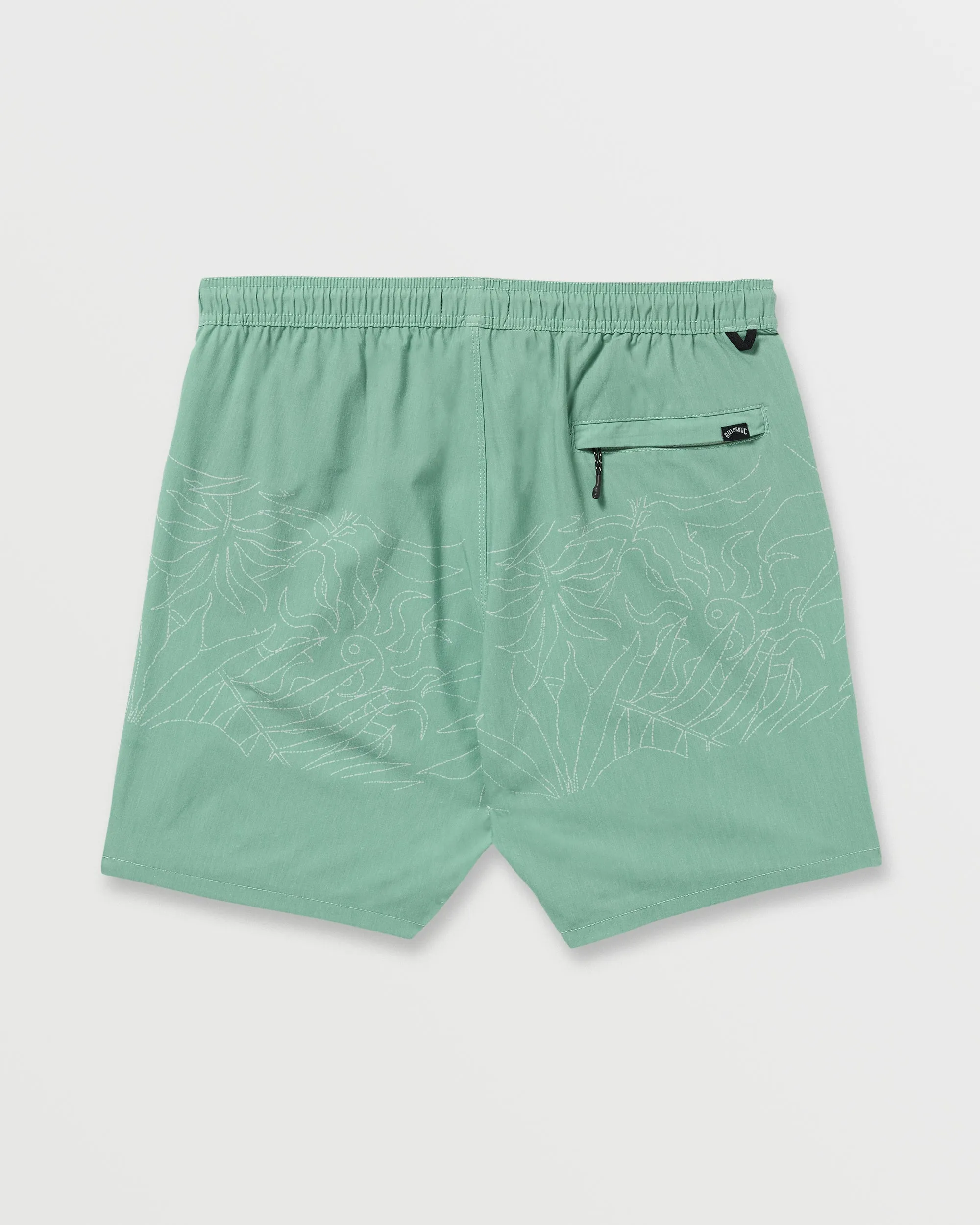Surftrek Transit Elastic 17" Hybrid Shorts - Mist Green Billabong