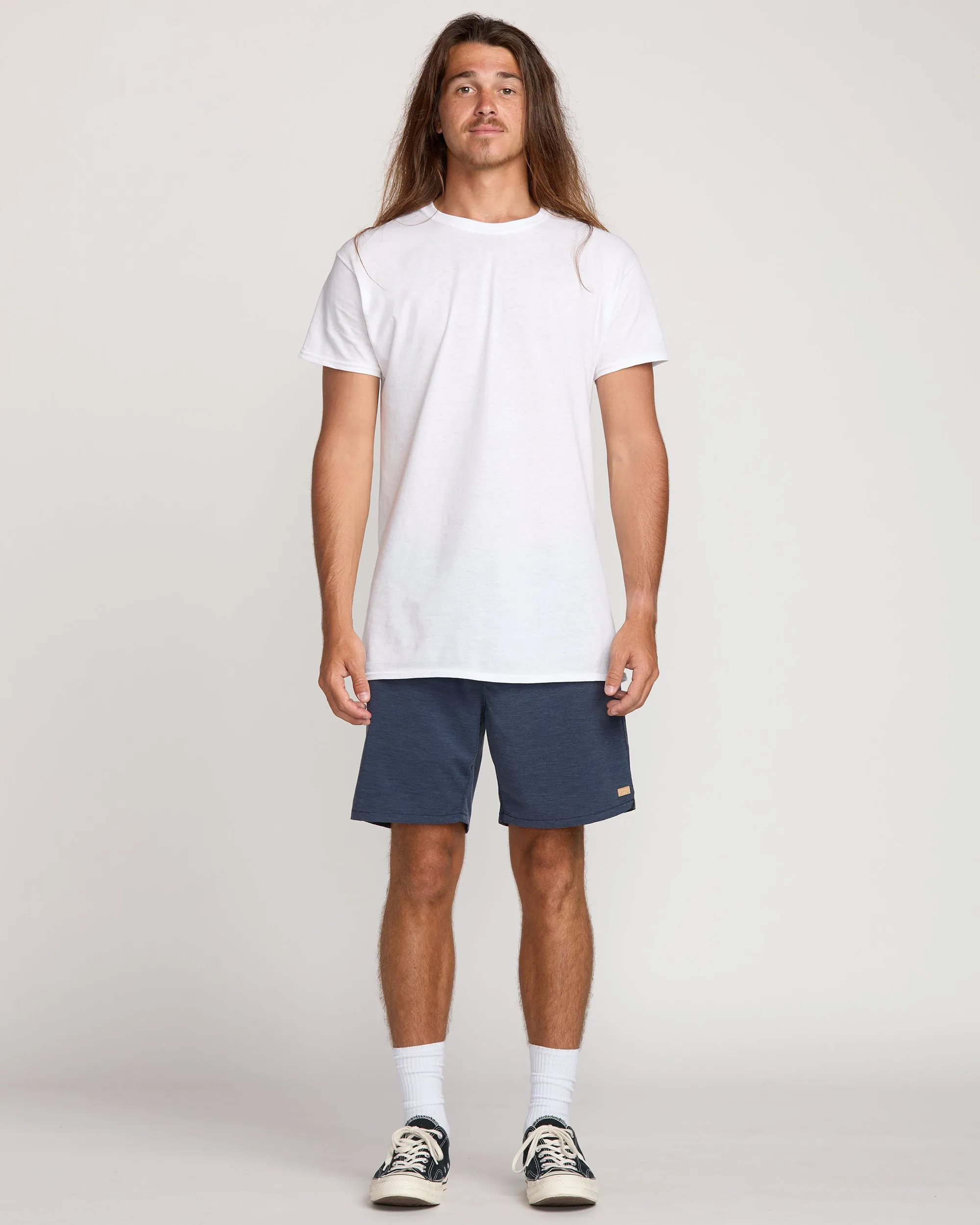 Surftrek Transit Elastic 17" Hybrid Shorts - Navy Billabong