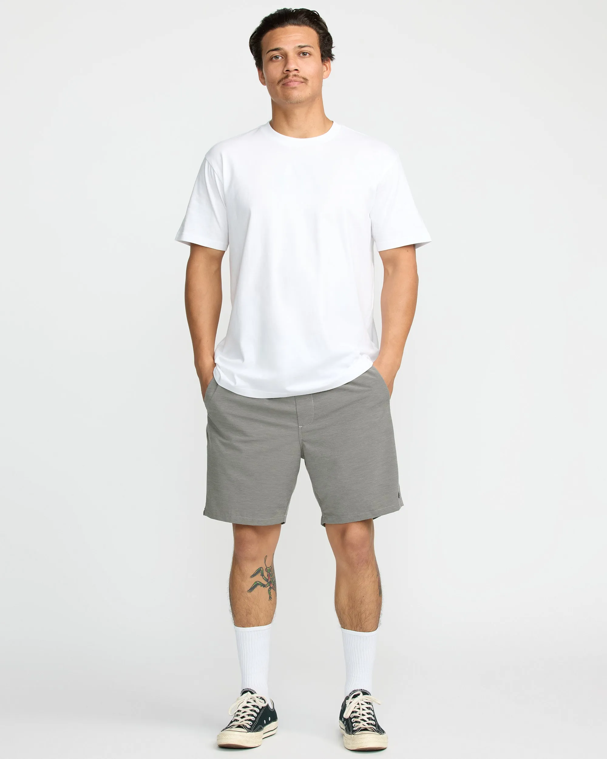 Surftrek Transit Elastic 17" Hybrid Shorts - Pewter Billabong