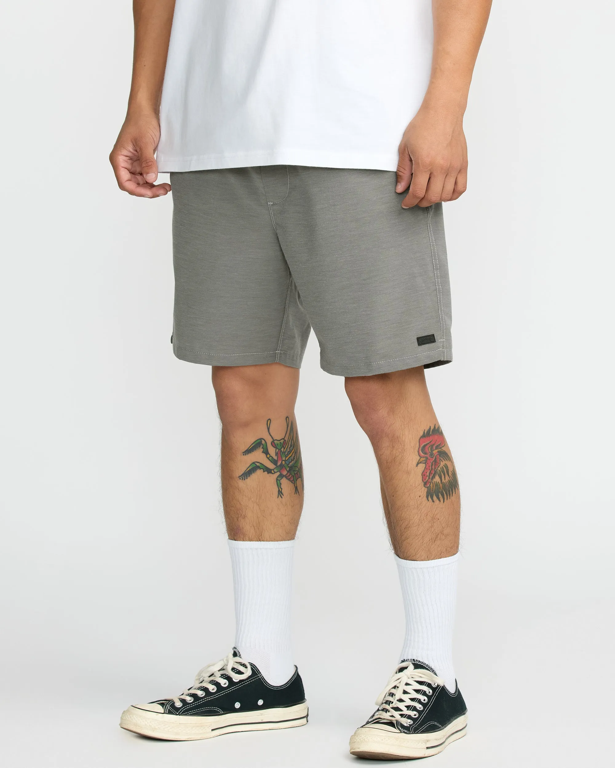 Surftrek Transit Elastic 17" Hybrid Shorts - Pewter Billabong