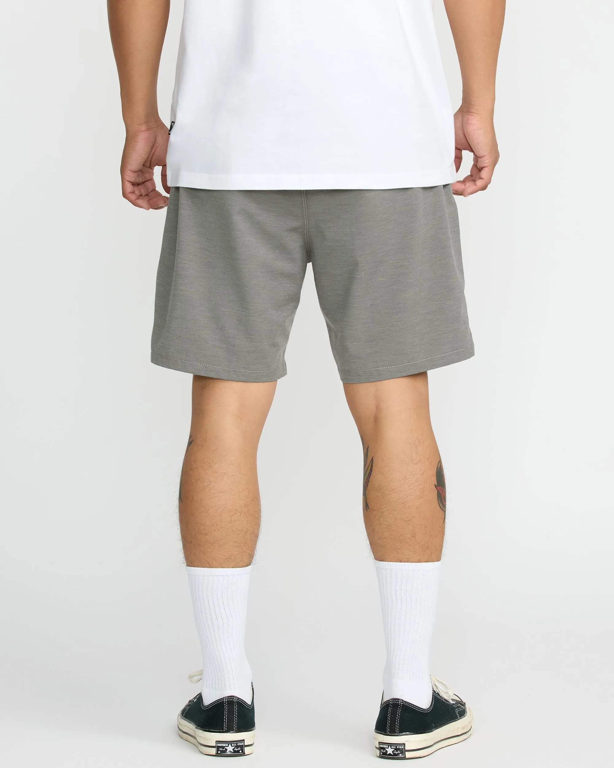 Surftrek Transit Elastic 17" Hybrid Shorts - Pewter Billabong