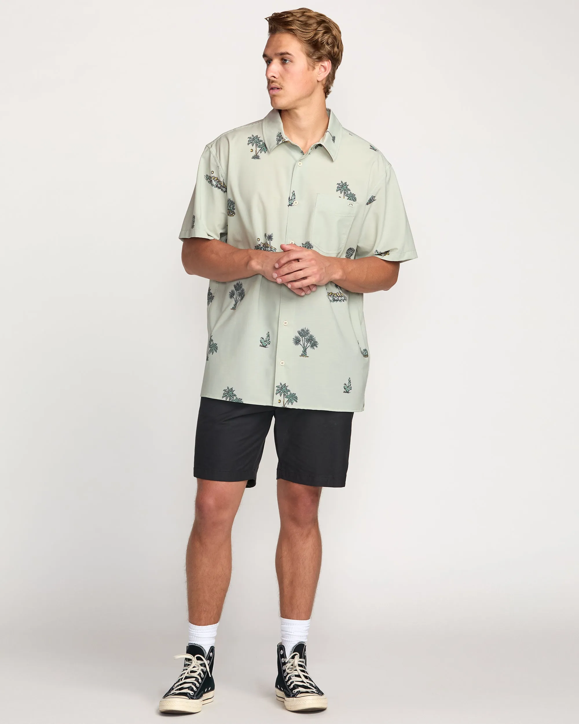 Surftrek Transit Short Sleeve Shirt - Chino Billabong
