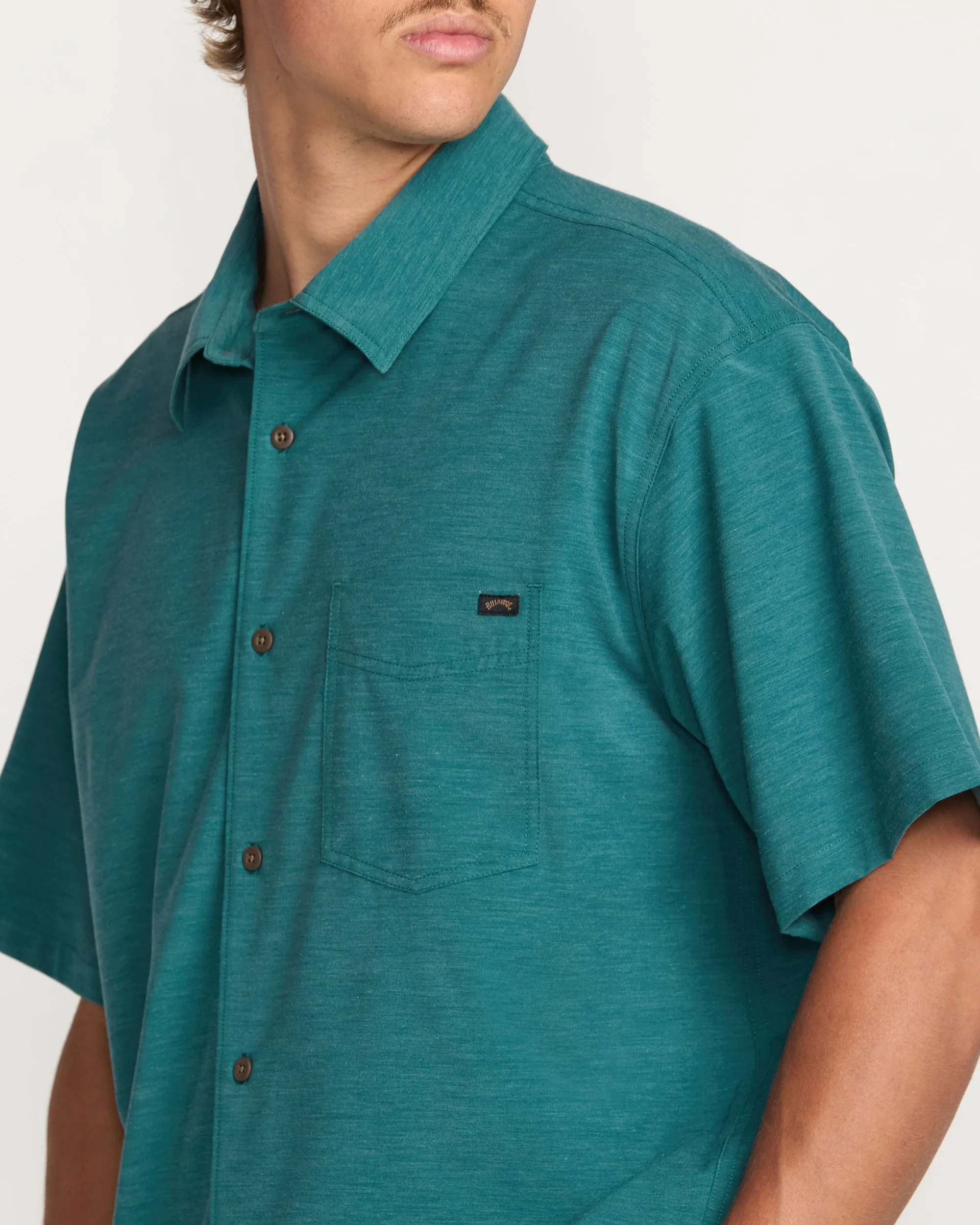 Surftrek Transit Short Sleeve Shirt - Marine Billabong