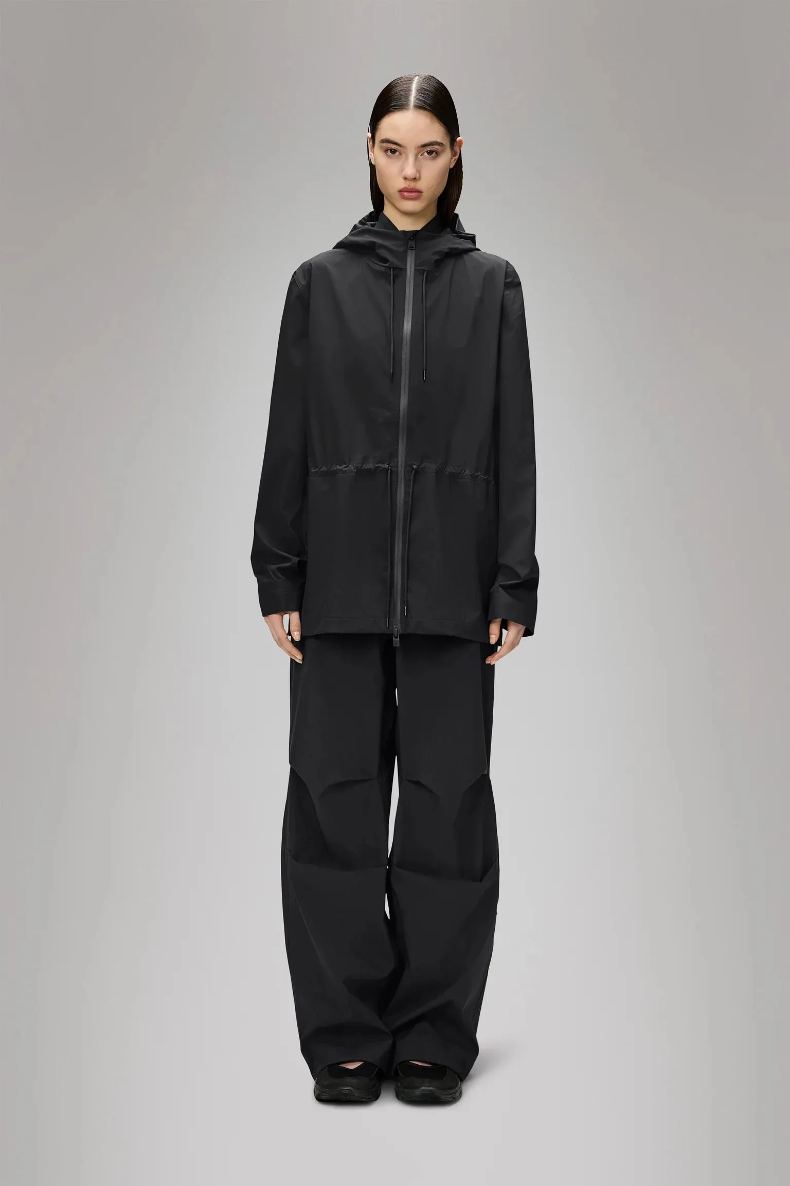 Suva  Hardshell String W Jacket in Black