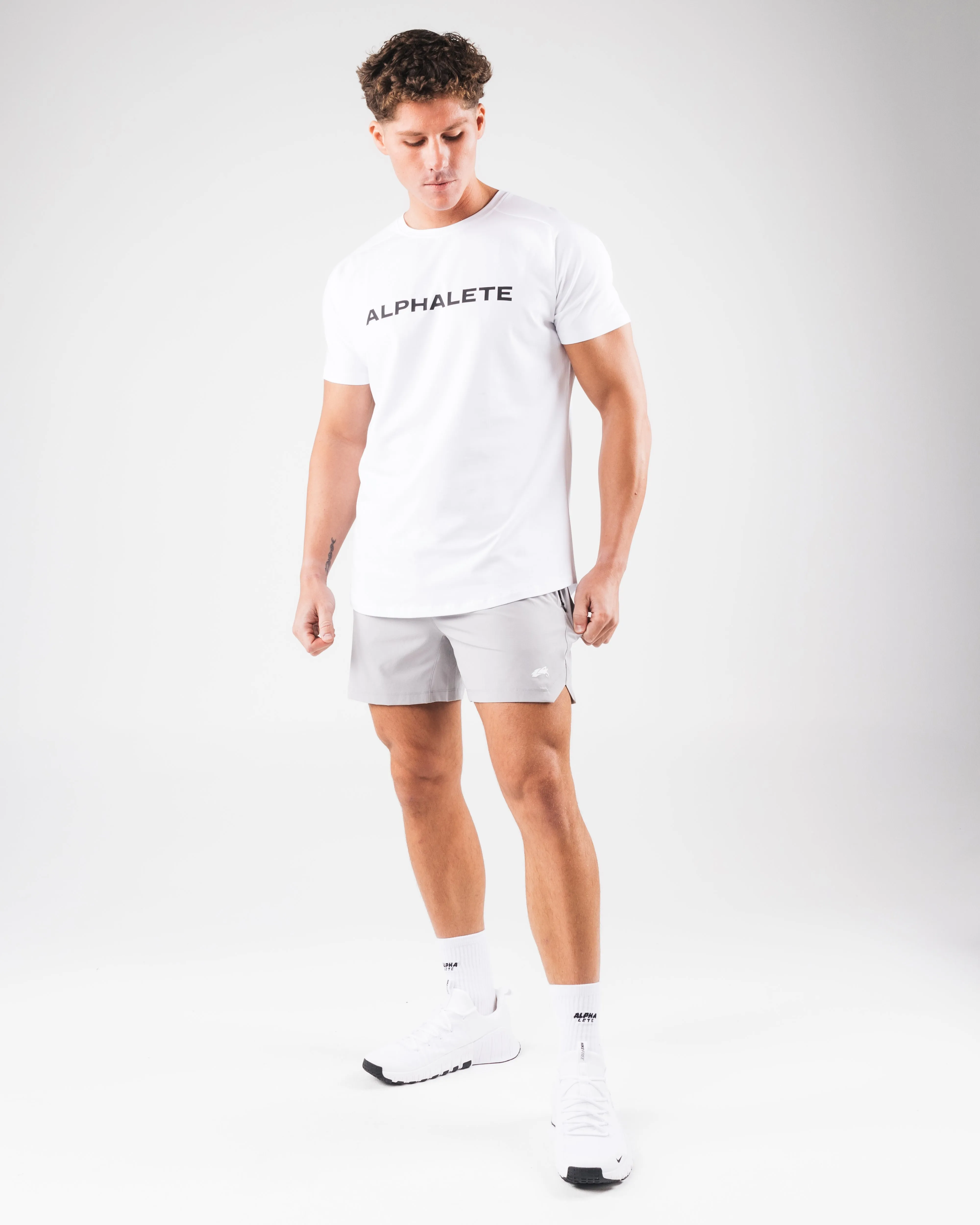 Swift Short 5" - Athletic Grey Alphalete Athletics
