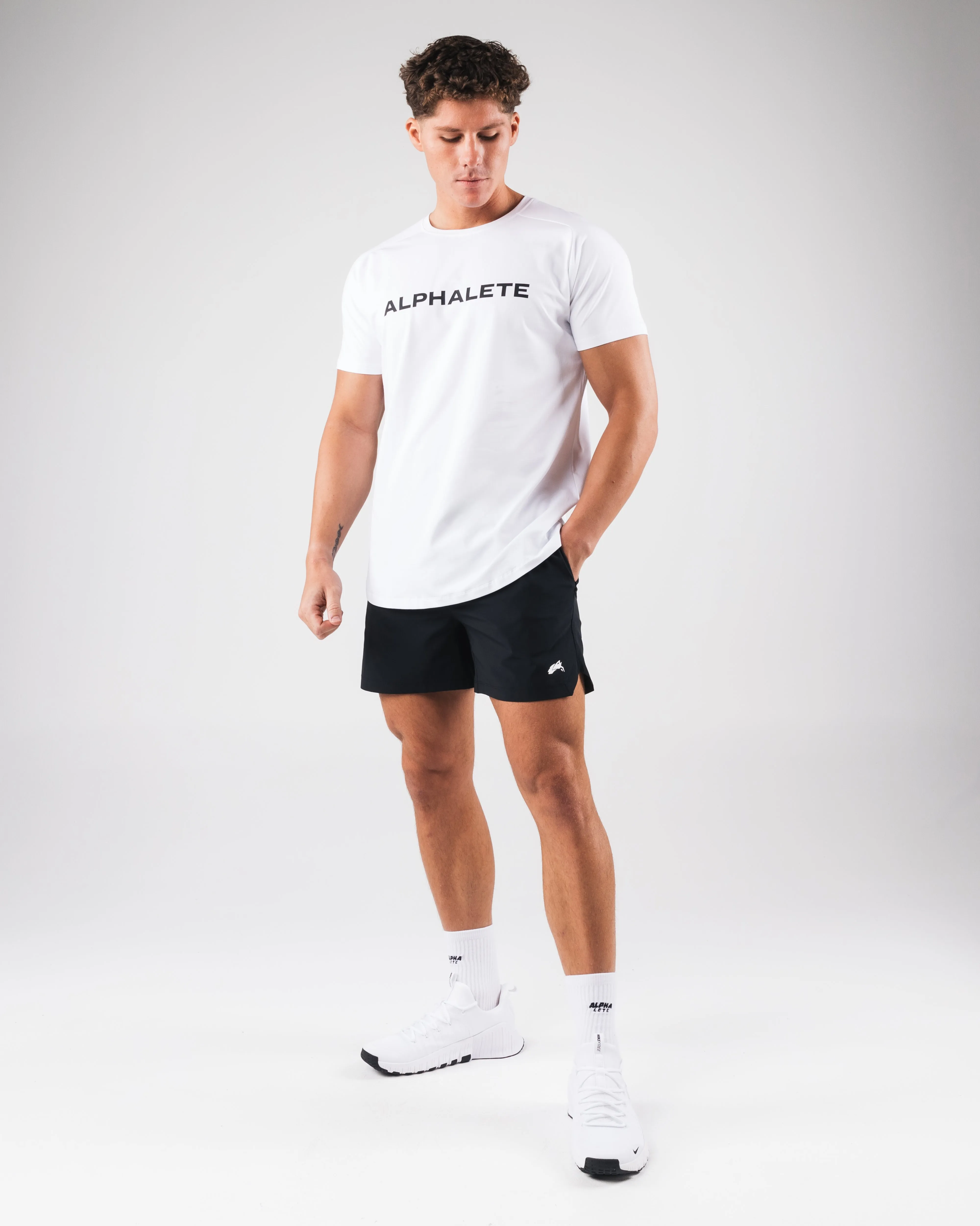 Swift Short 5" - Black Alphalete Athletics