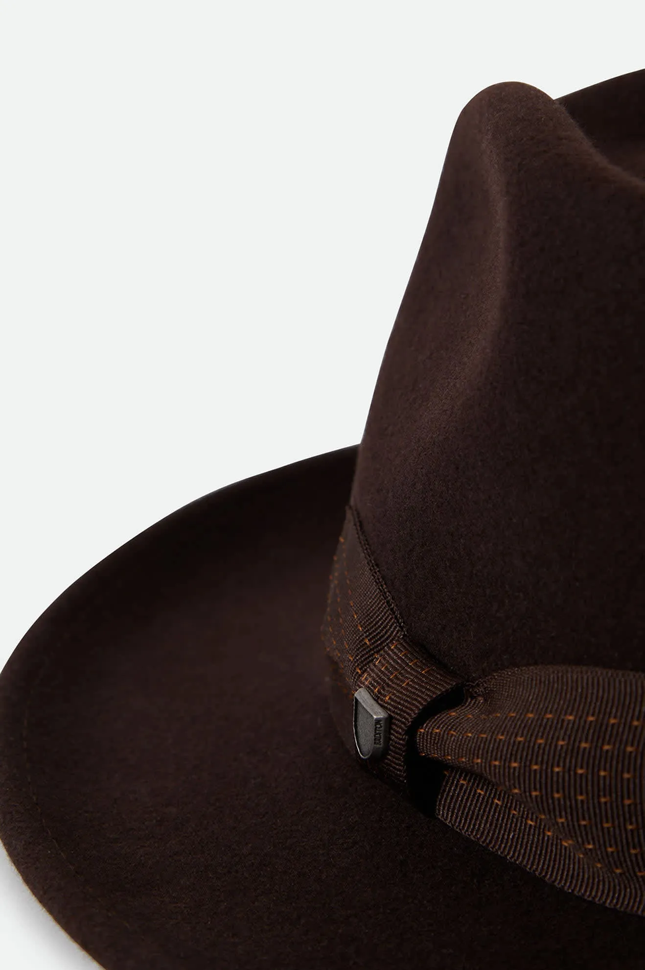 Swindle Convertabrim Fedora - Dark Brown/Chocolate Brixton