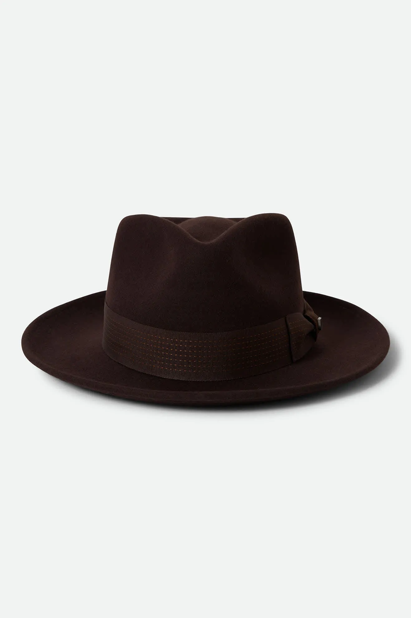 Swindle Convertabrim Fedora - Dark Brown/Chocolate Brixton
