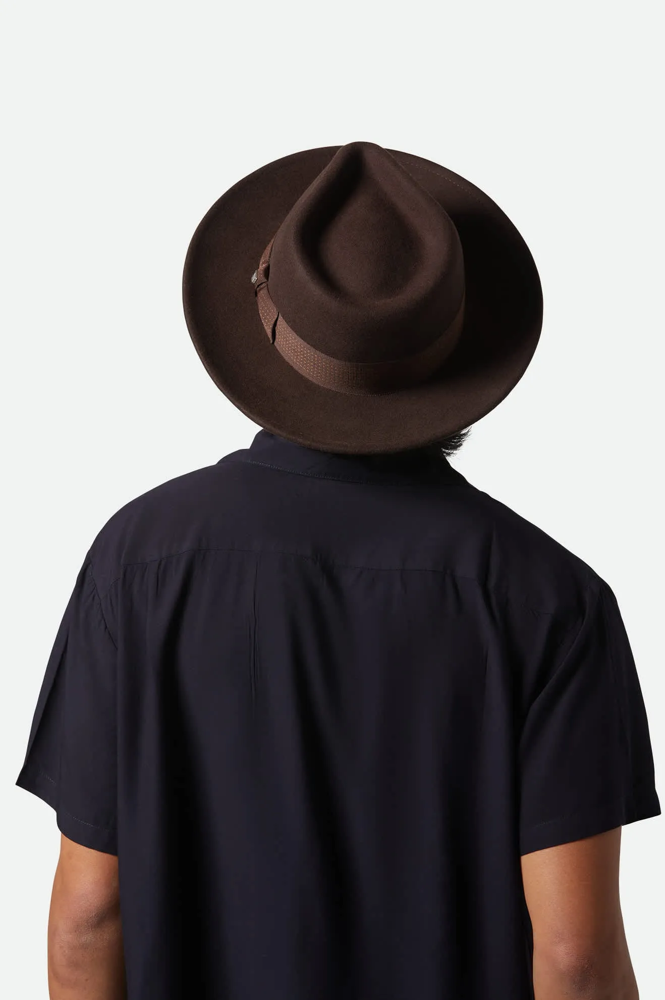 Swindle Convertabrim Fedora - Dark Brown/Chocolate Brixton