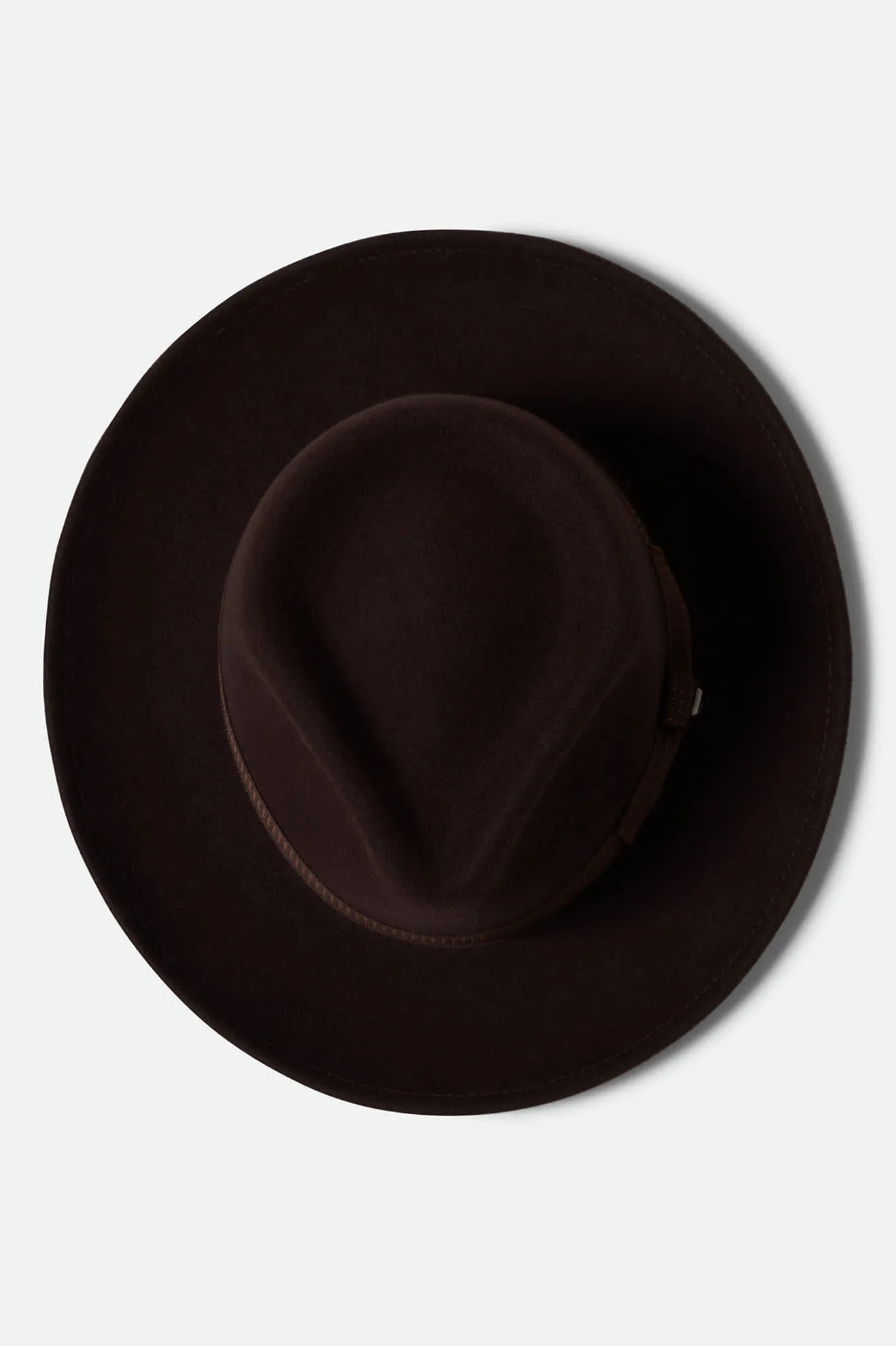 Swindle Convertabrim Fedora - Dark Brown/Chocolate Brixton