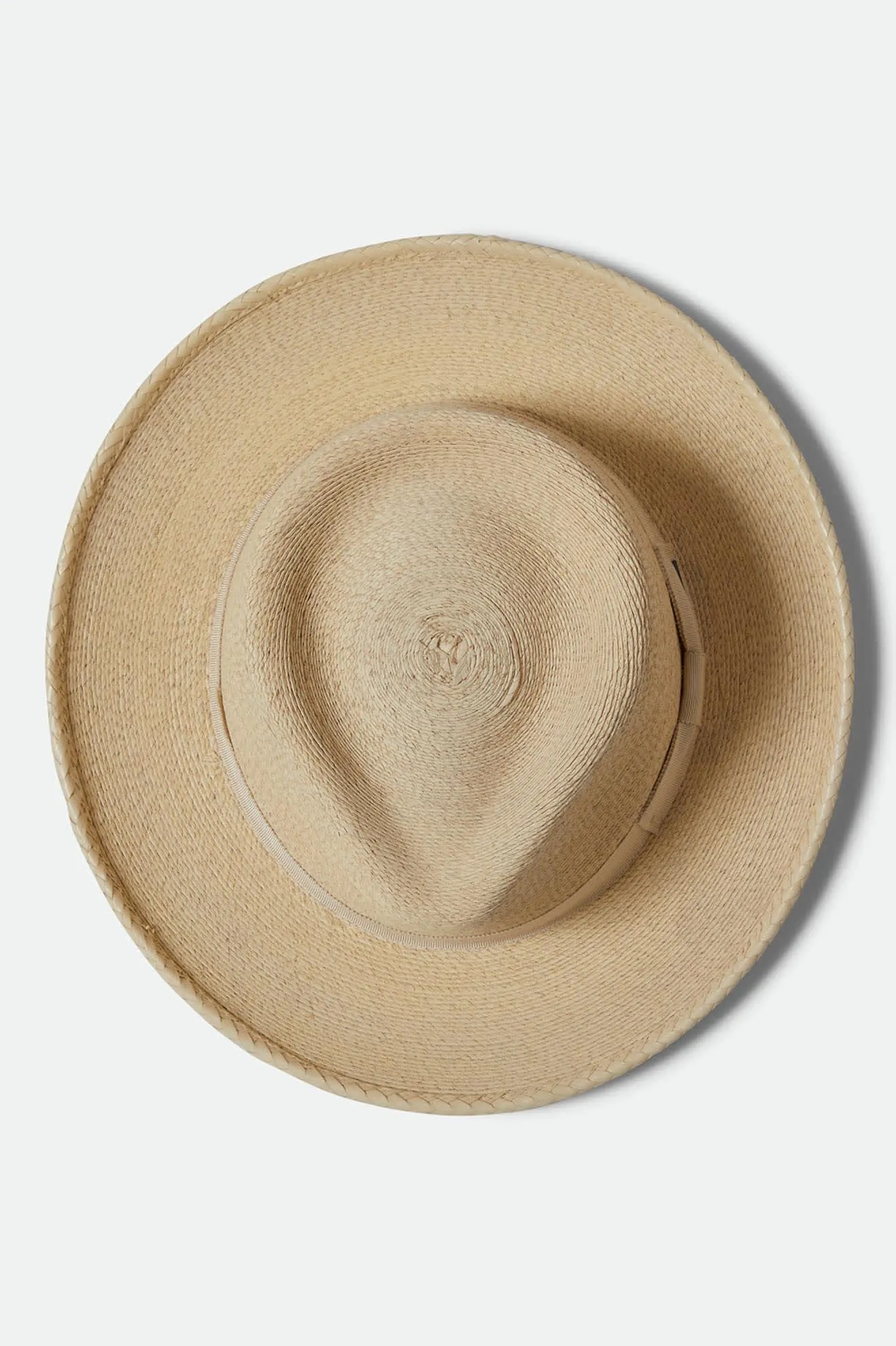 Swindle Straw Fedora - Natural/Natural Brixton